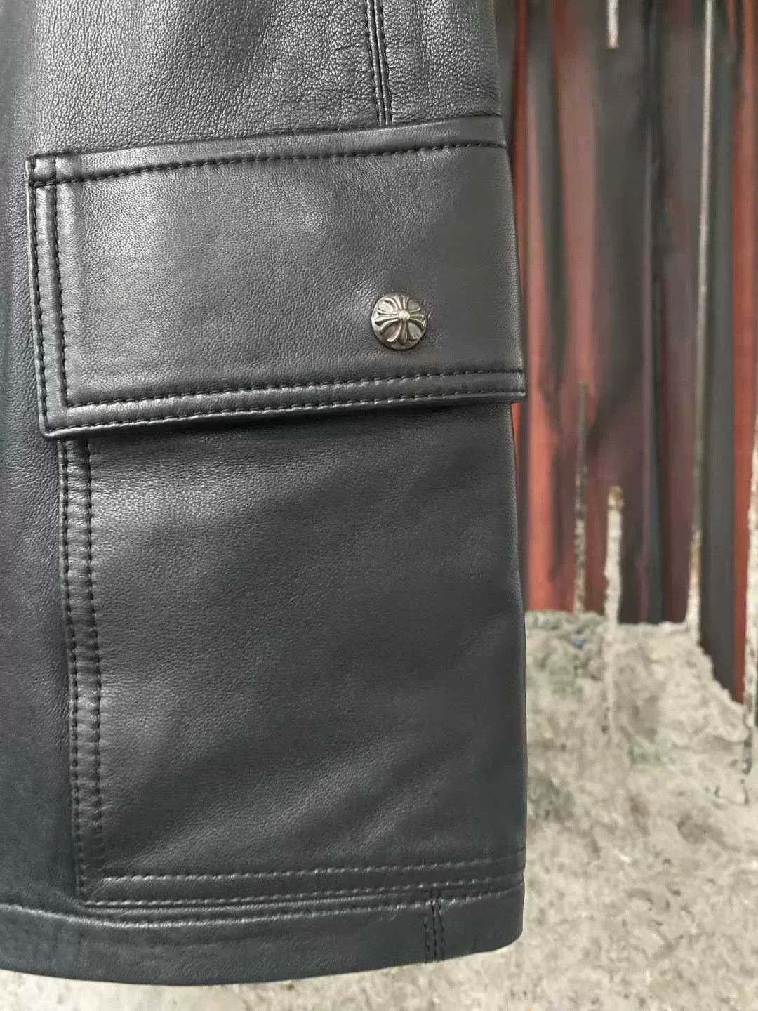 Chrome Hearts black leather utility mini skirt Size 28" / US 6 / IT 42 - 5 Thumbnail