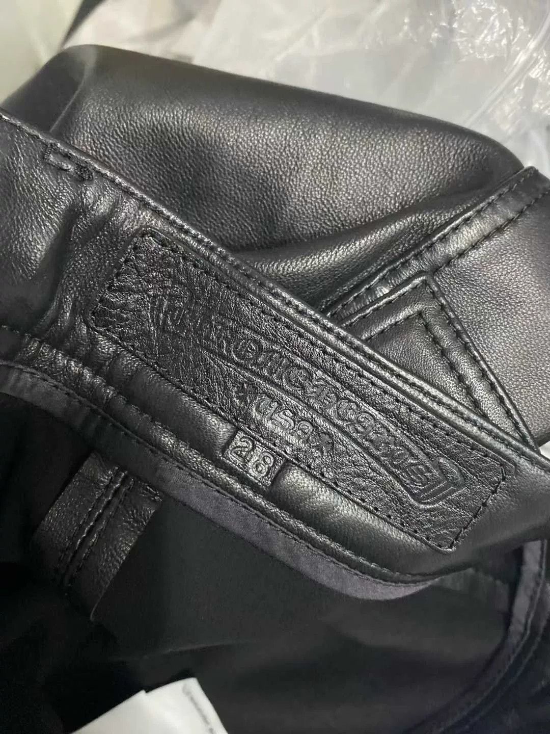 Chrome Hearts black leather utility mini skirt Size 28" / US 6 / IT 42 - 6 Thumbnail