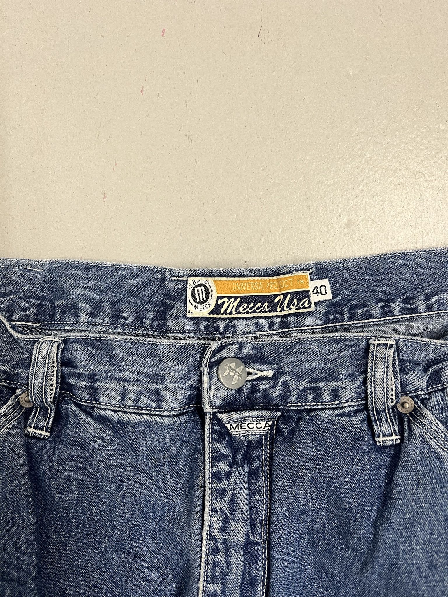 Carhartt × Dickies Vintage 1990s Mecca Cargo Baggy Loose Fit Jeans Size 39x32 Size US 39 - 4 Thumbnail