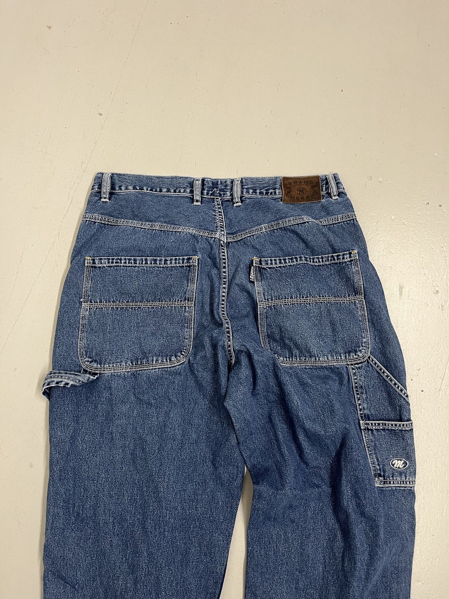 Carhartt × Dickies Vintage 1990s Mecca Cargo Baggy Loose Fit Jeans Size 39x32 Size US 39 - 6 Thumbnail