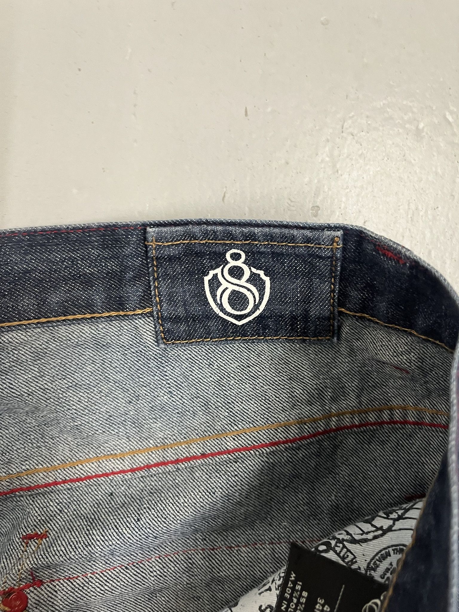 Vintage Vintage 90s Denim Y2K Dark Wash 8732 Baggy Jeans Size 42 Size US 42 / EU 58 - 4 Thumbnail