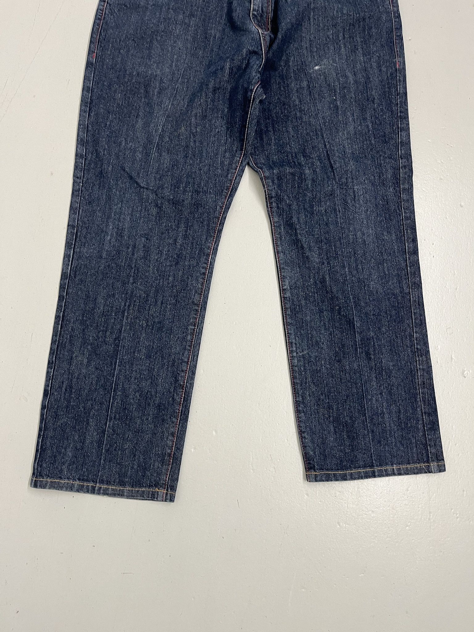 Vintage Vintage 90s Denim Y2K Dark Wash 8732 Baggy Jeans Size 42 Size US 42 / EU 58 - 3 Thumbnail