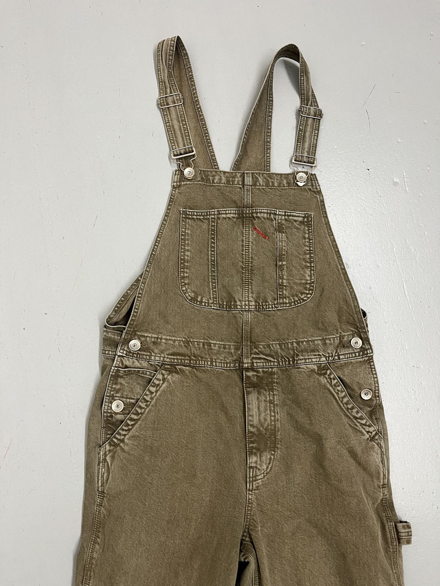 Carhartt × Vintage Vintage Brown Denim Overalls Size 36x30 Size US 36 / EU 52 - 2 Thumbnail