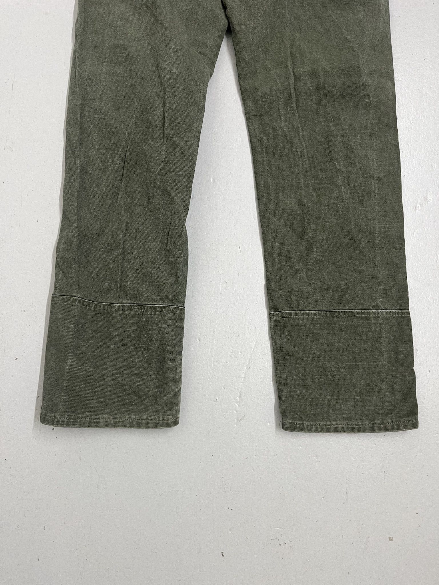 Carhartt × Dickies Vintage 90s Double Front Canvas Work Pants Size 35x34 Size US 35 - 6 Thumbnail