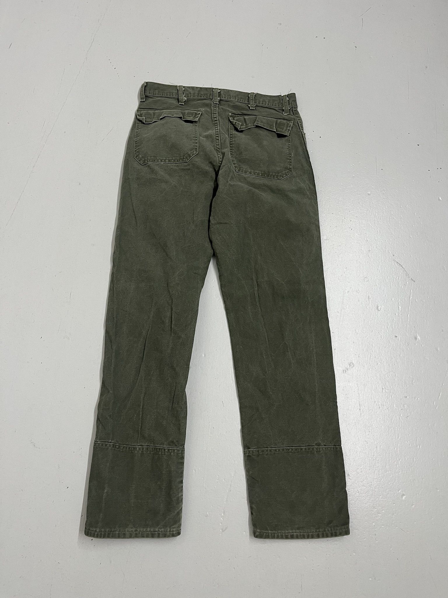 Carhartt × Dickies Vintage 90s Double Front Canvas Work Pants Size 35x34 Size US 35 - 5 Thumbnail