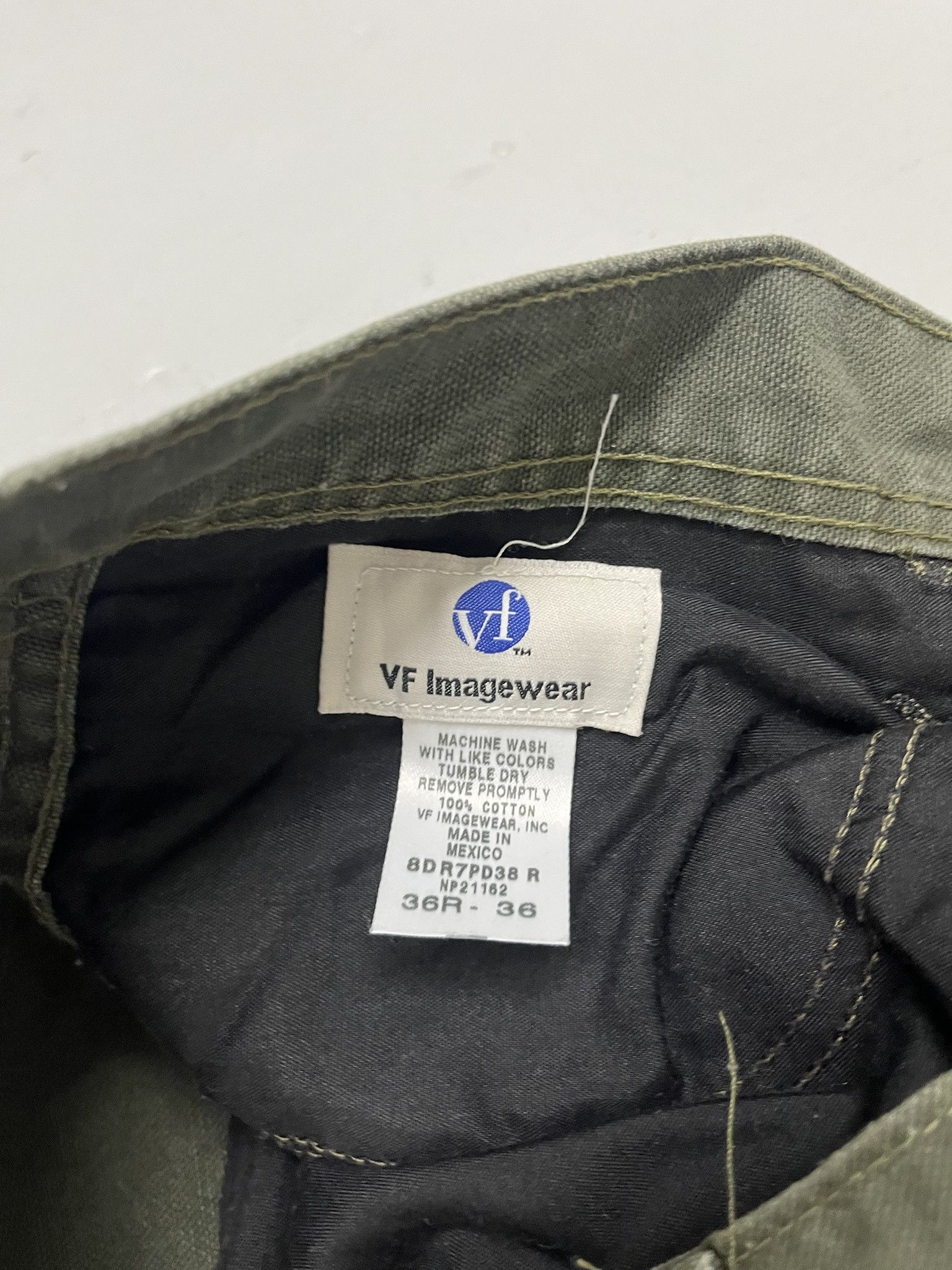 Carhartt × Dickies Vintage 90s Double Front Canvas Work Pants Size 35x34 Size US 35 - 4 Thumbnail