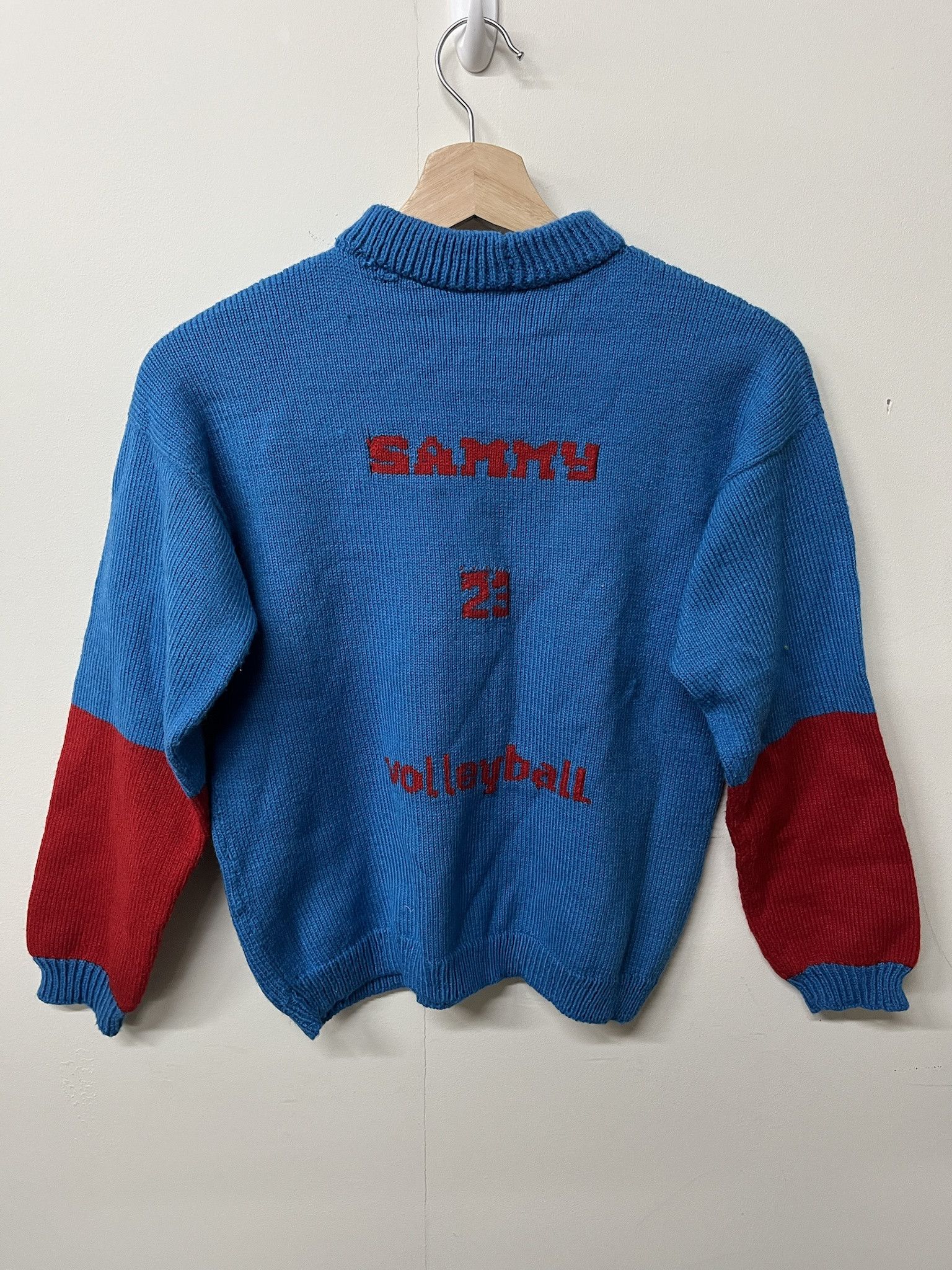 Vintage Vintage 1980s Sammy Volleyball knit Sweater Size XS Size US XS / EU 42 / 0 - 2 Thumbnail