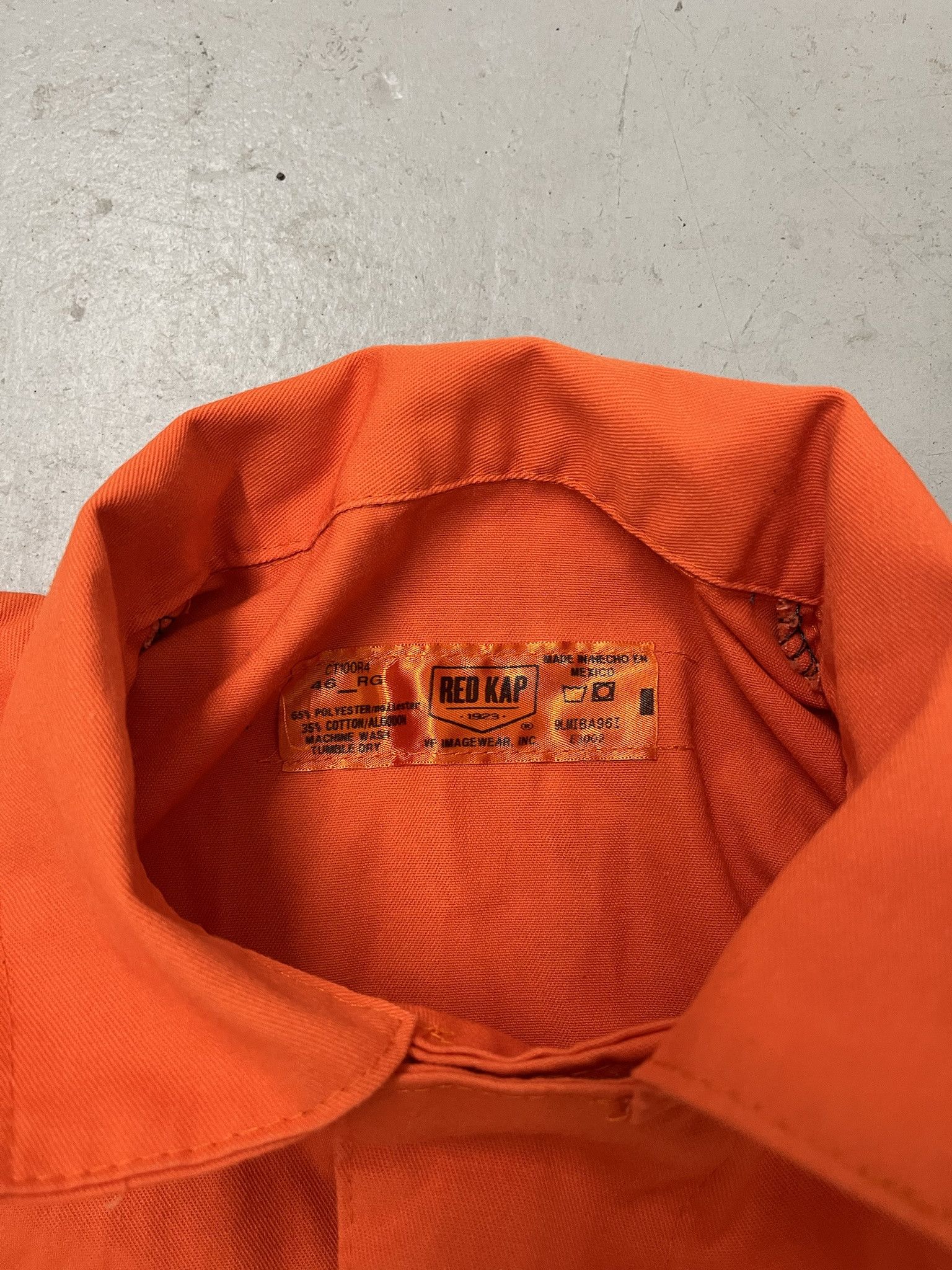 Carhartt × Vintage Vintage 2000s Orange Jumpsuit High Vis Prisoner Unitform Size XL Size US XL / EU 56 / 4 - 4 Thumbnail