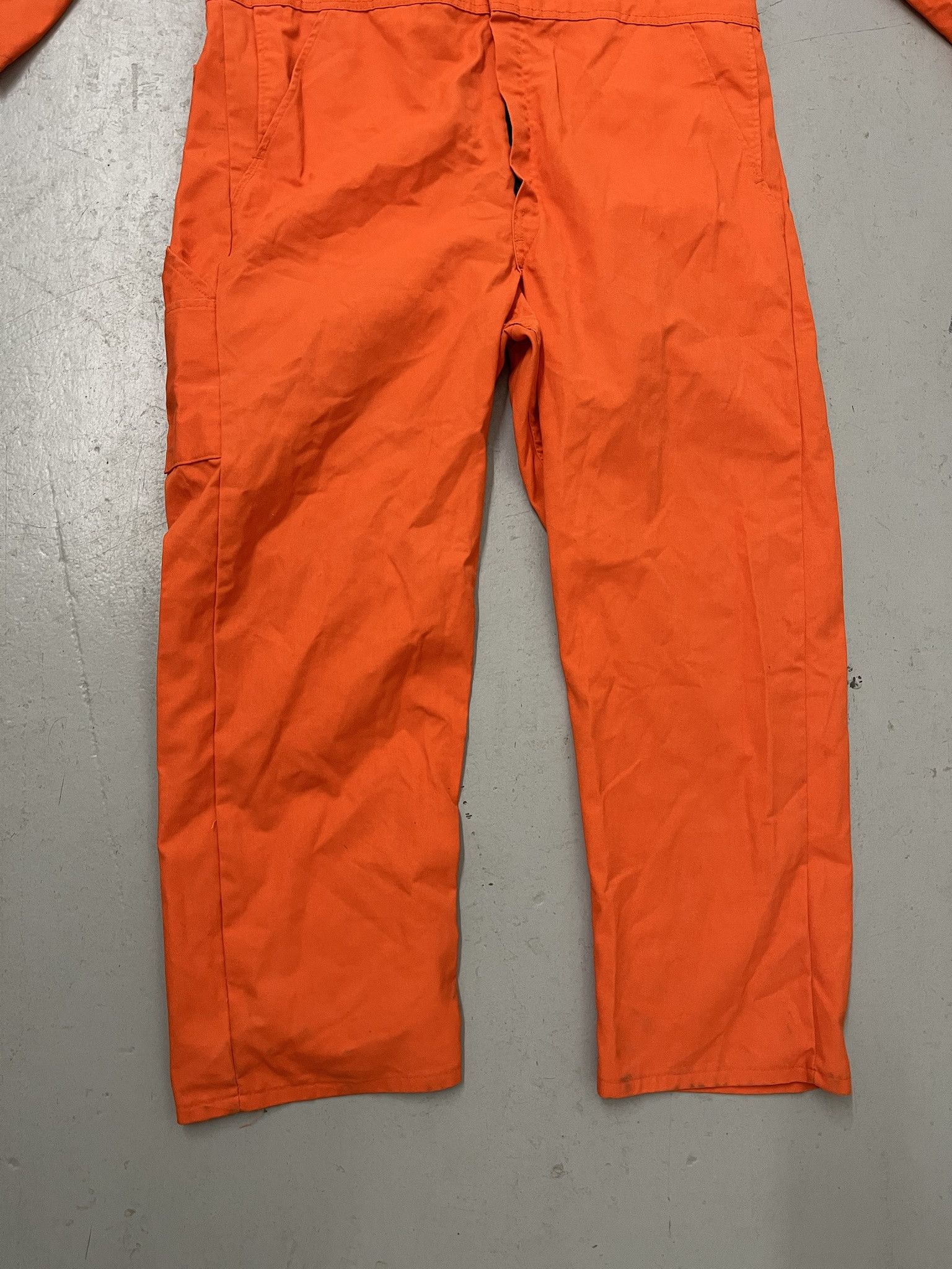 Carhartt × Vintage Vintage 2000s Orange Jumpsuit High Vis Prisoner Unitform Size XL Size US XL / EU 56 / 4 - 3 Thumbnail