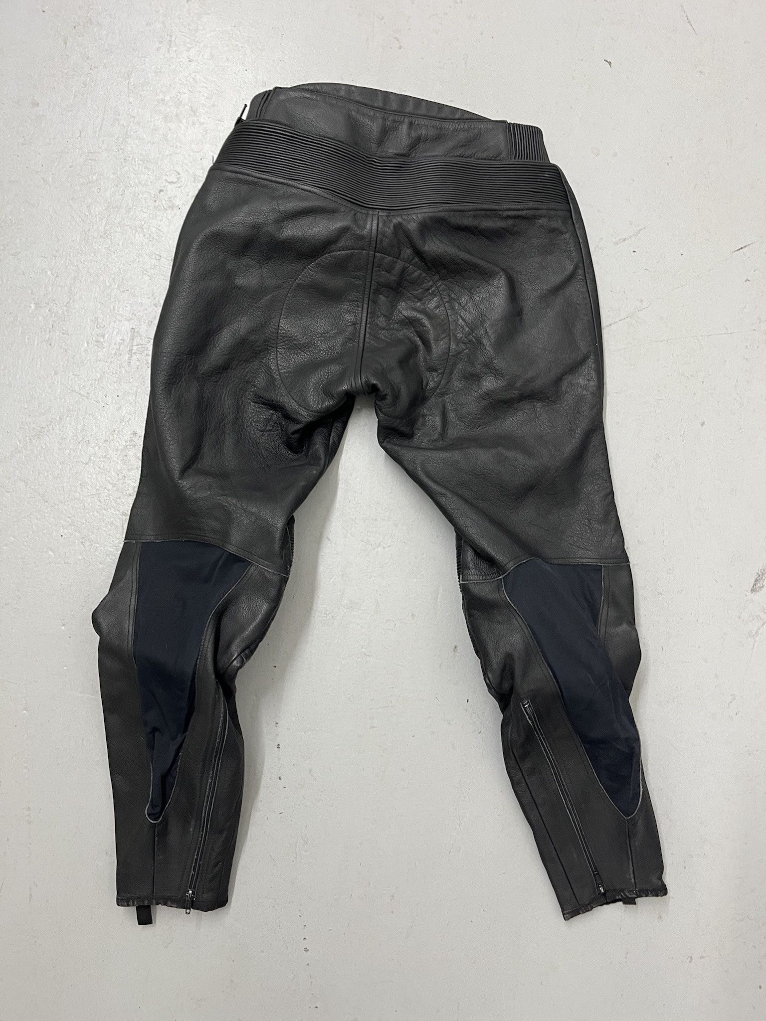 Harley Davidson × Vintage Aprilia Racing Heavy Leather Armored Biker Pants Size 30x29 Size US 30 / EU 46 - 5 Thumbnail
