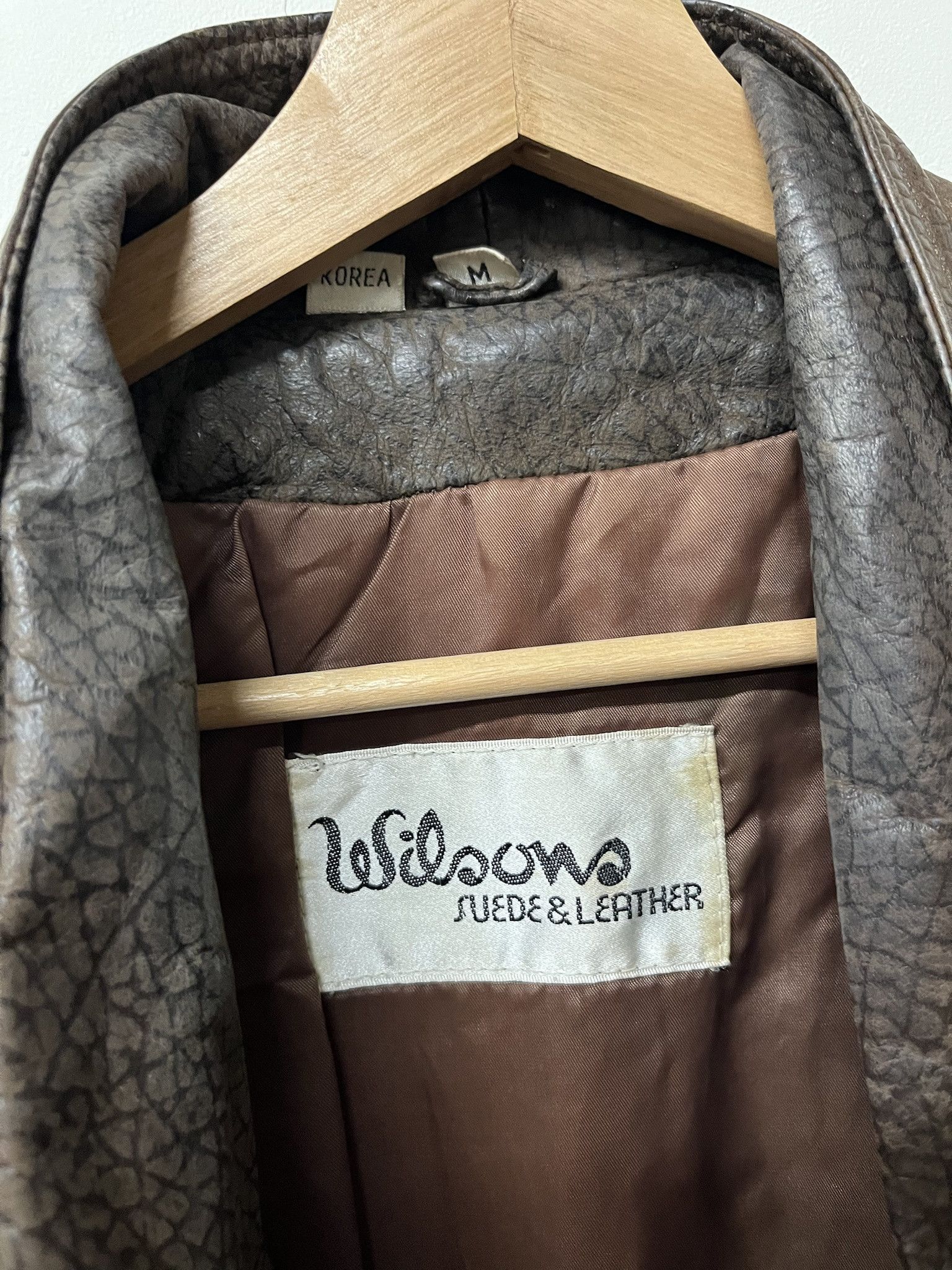 Leather × Vintage × Wilsons Leather Vintage 1990s Wilsons Leather Jacket Size Large Size US L / EU 52-54 / 3 - 2 Thumbnail