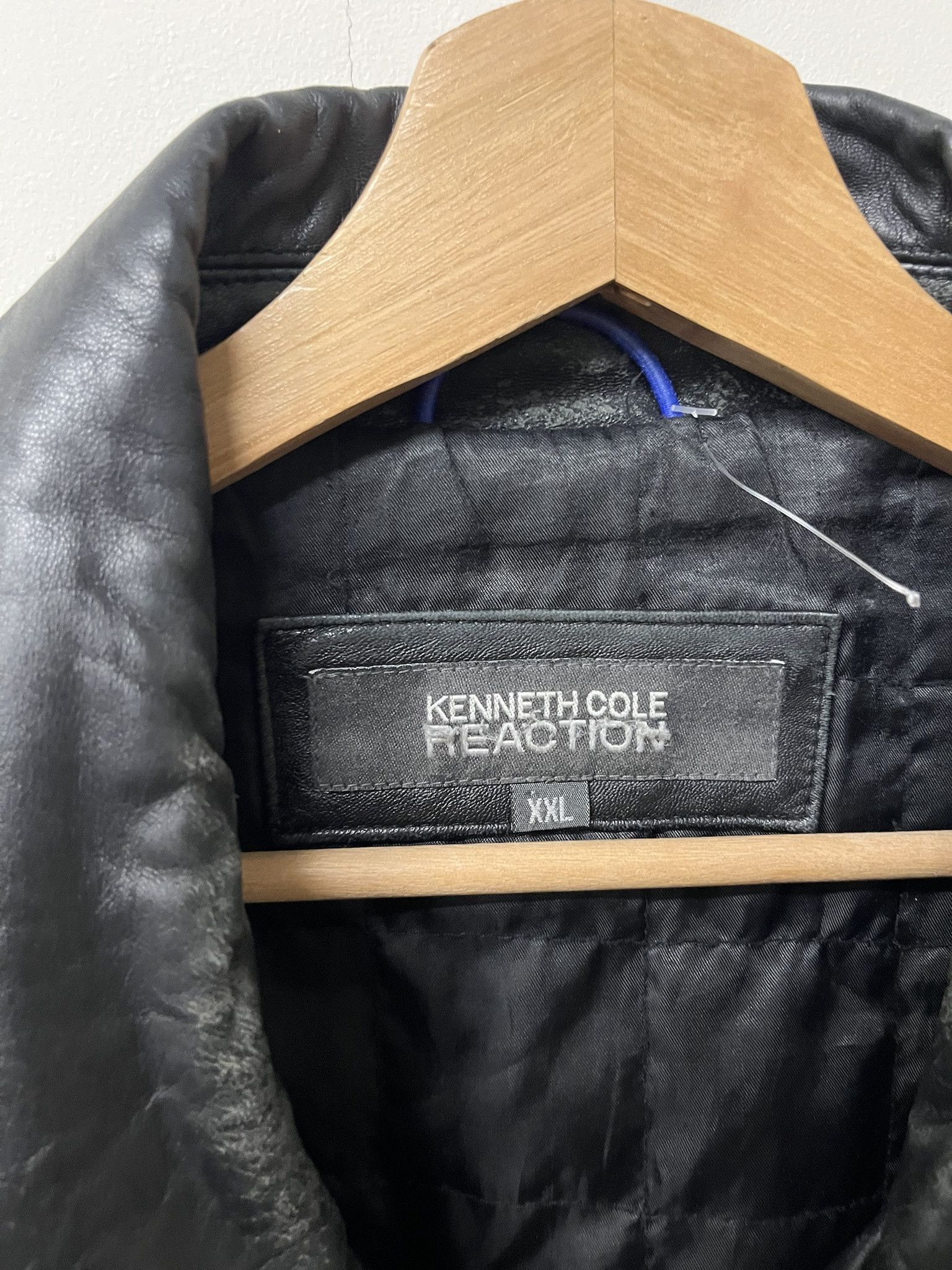 Leather × Vintage × Wilsons Leather Vintage 1990s Leather Jacket Kennith Cole Distressed Soft Leather Coat Size XXL Size US XXL / EU 58 / 5 - 2 Thumbnail