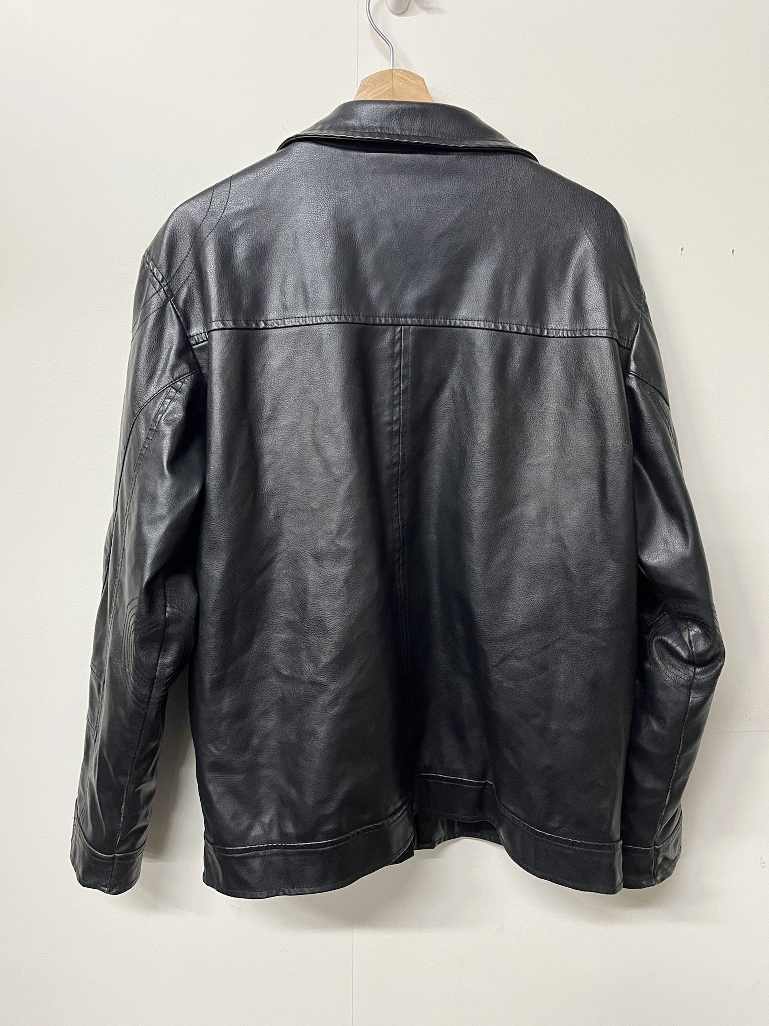 Leather × Vintage × Wilsons Leather Vintage 2000s Leather Motorcycle jacket Size M Size US M / EU 48-50 / 2 - 4 Thumbnail