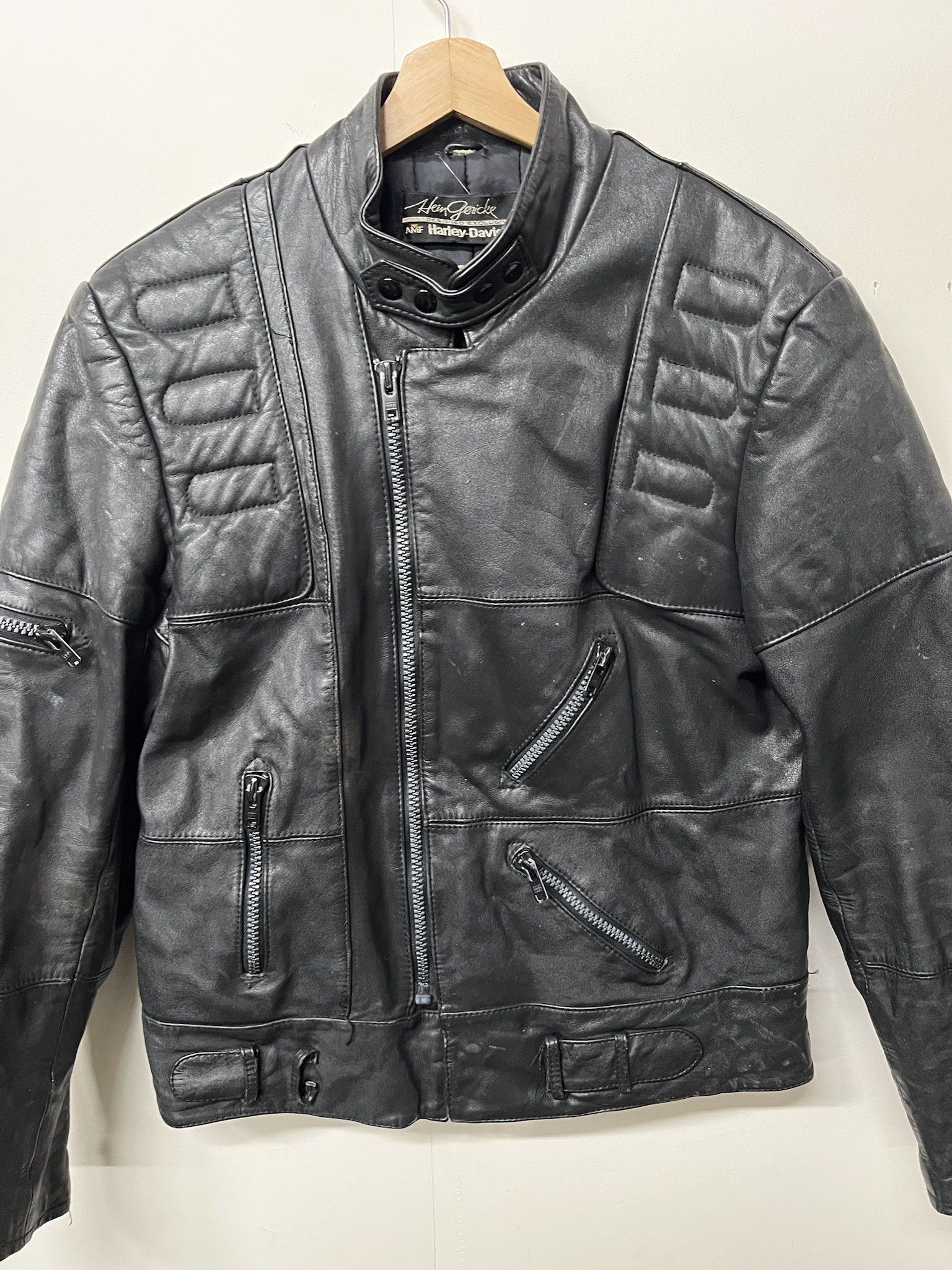 Harley Davidson × Hein Gericke × Vintage Vintage 1970s Harley Davidson Hein Gericke Motorcycle Armoured Jacket Size S Size US S / EU 44-46 / 1 - 3 Thumbnail