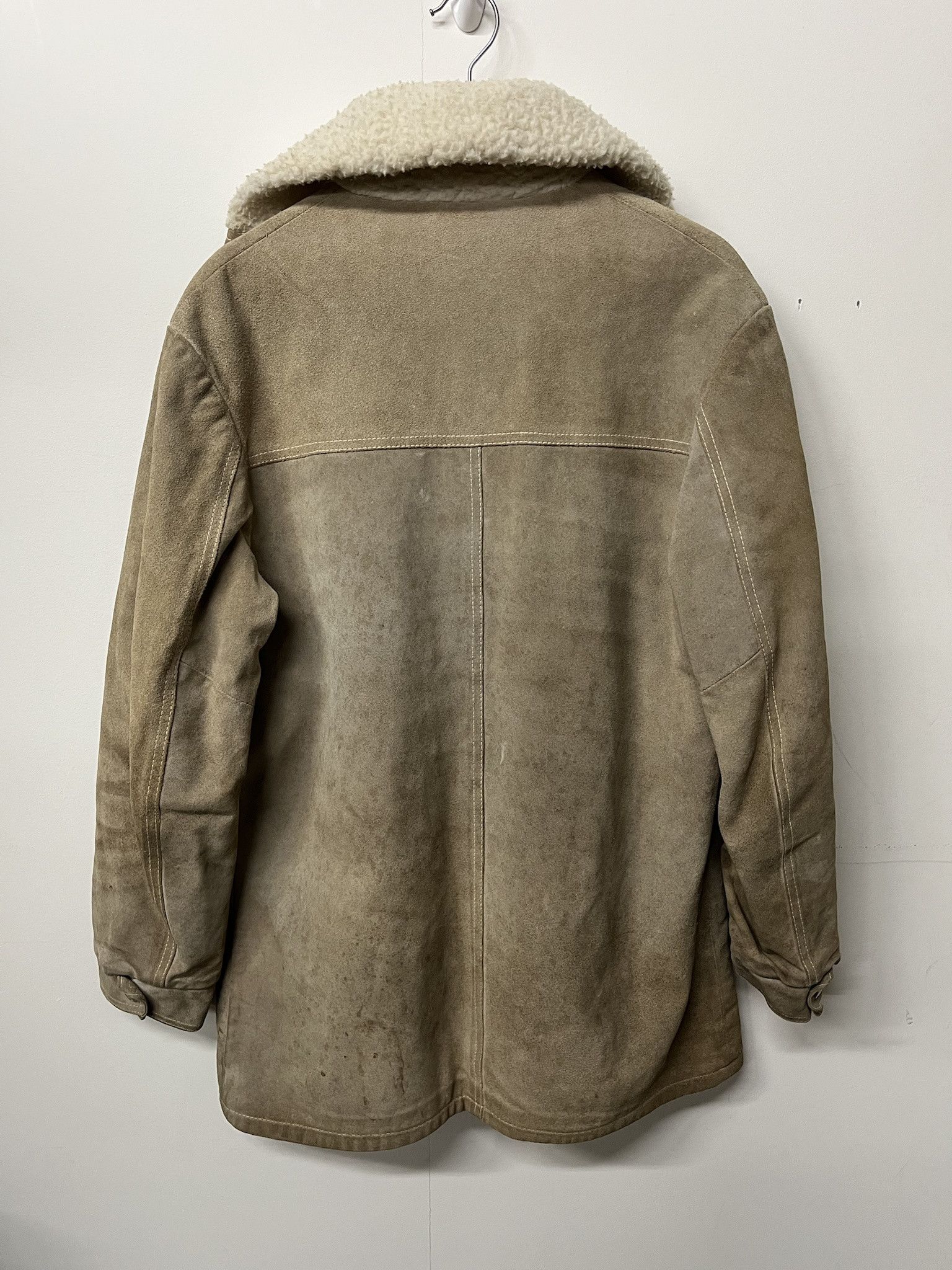 Leather × Vintage × Wilsons Leather Vintage 1980s Sherpa lined Suede Leather Jacket Size M Size US M / EU 48-50 / 2 - 4 Thumbnail