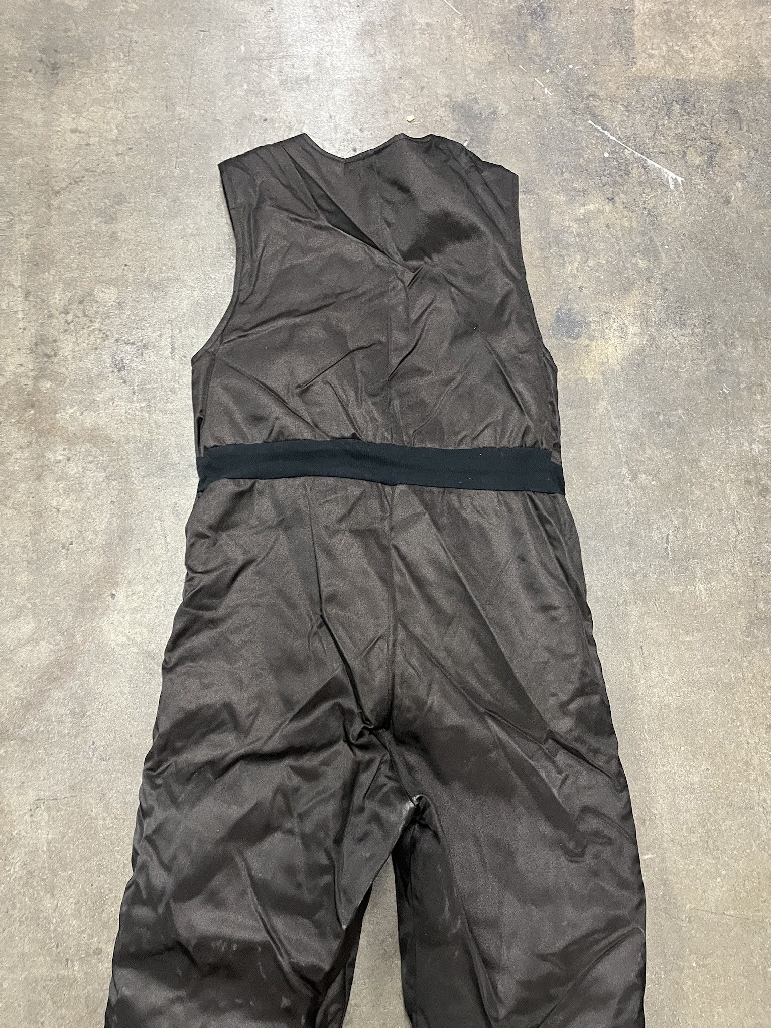 Vintage Vintage 1990s Brown Quilted Snow Bib Snowsuit Size L Size US L / EU 52-54 / 3 - 6 Thumbnail