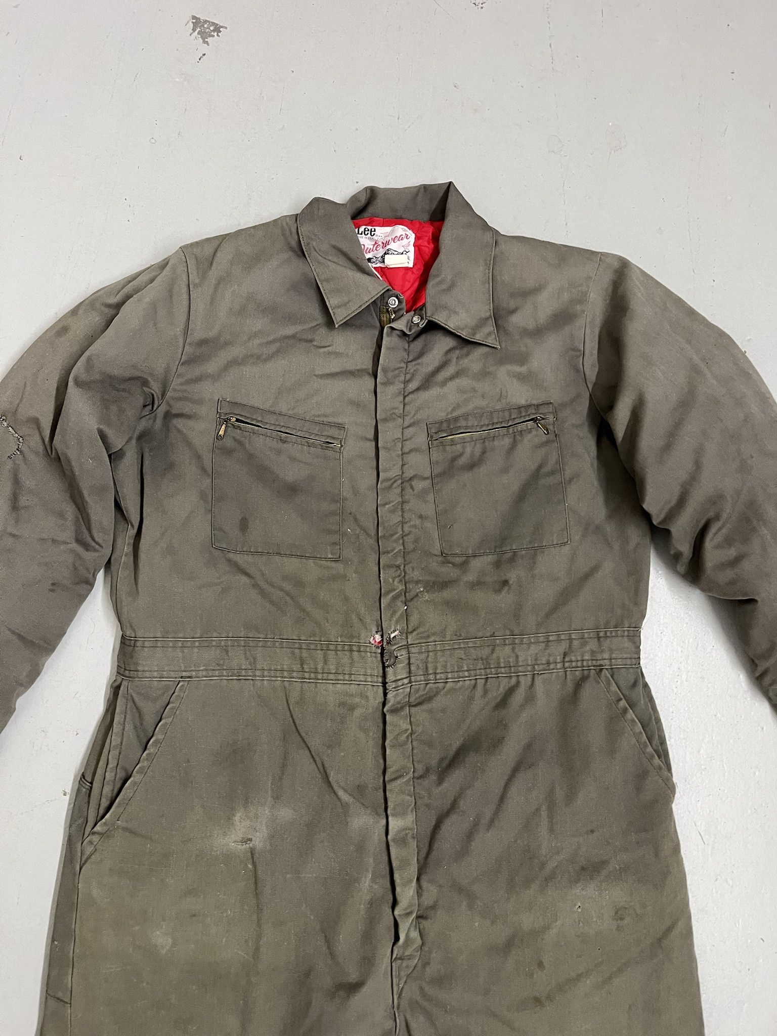 Lee × Vintage Vintage 1970s Lee Quilted Cold Weather Coverall Work Wear Size XL Size US XL / EU 56 / 4 - 2 Thumbnail