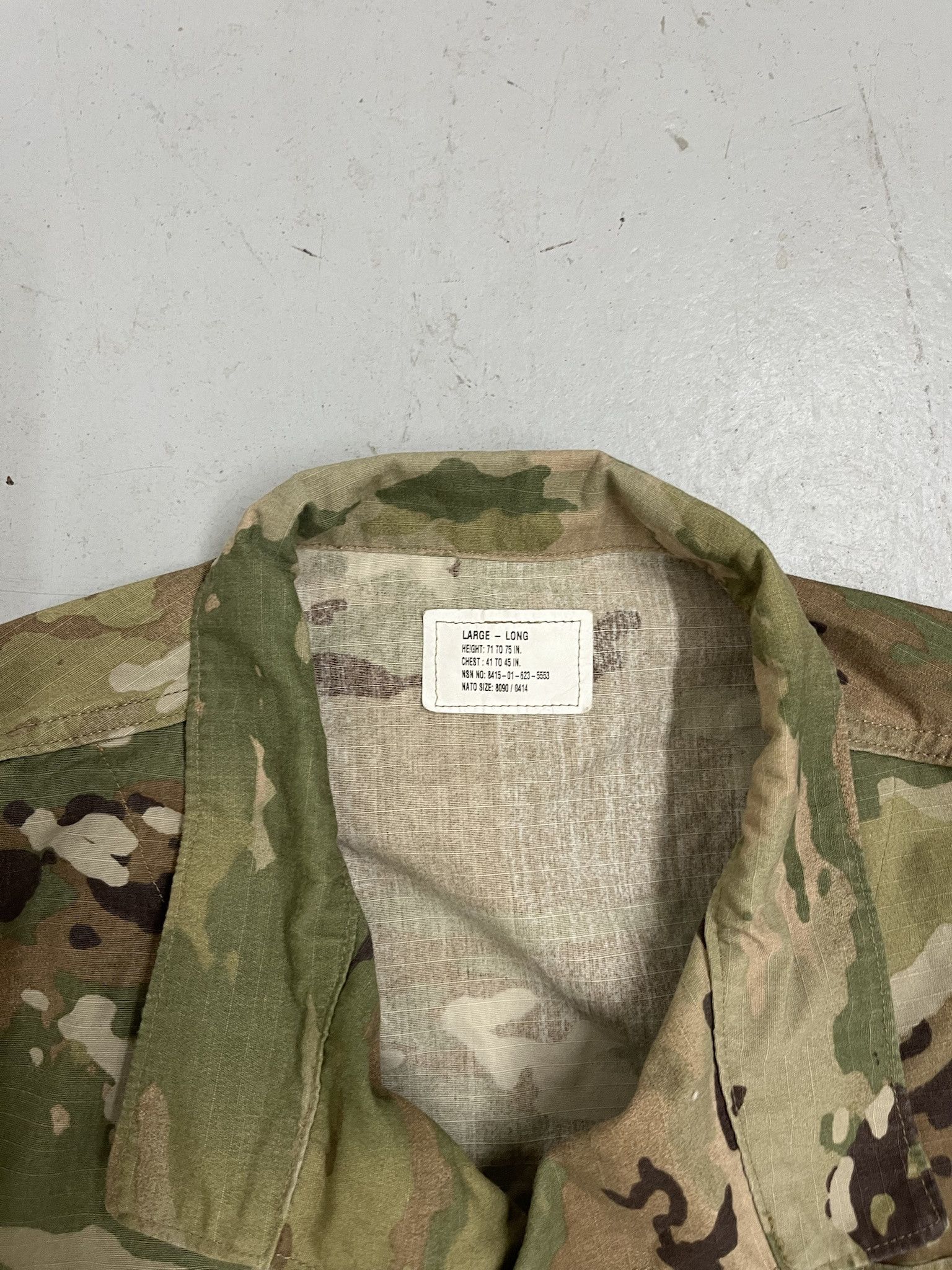 Vintage Vintage Military Army Camo Multicam Riptsop Cargo Shirt Size Large Long Size US L / EU 52-54 / 3 - 2 Thumbnail