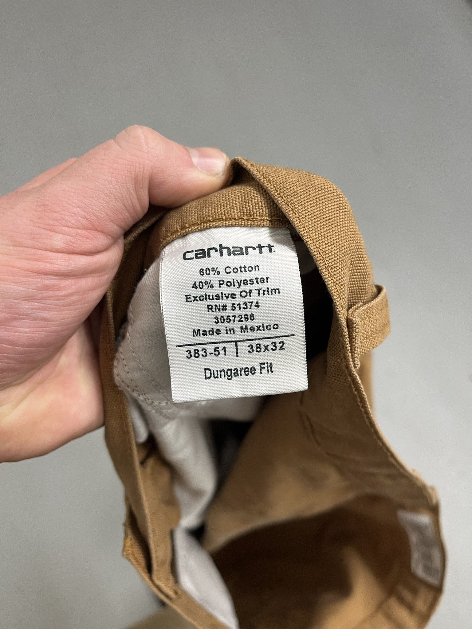 Carhartt × Vintage Carhartt Canvas Work pants Size 39 Size US 39 - 4 Thumbnail