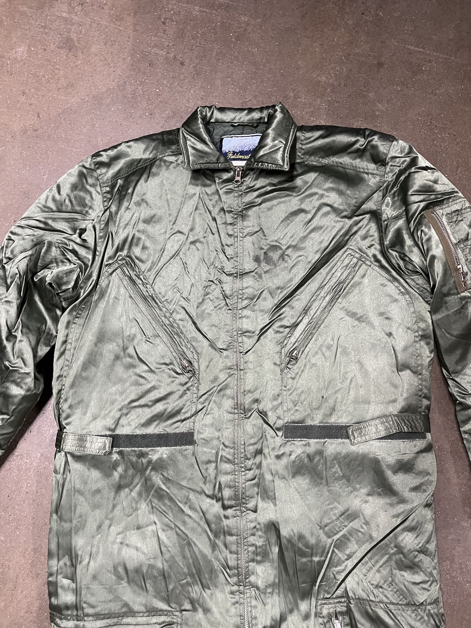 Vintage Vintage 1990s Fieldmaster Olive Quilted Snow Suit Coverall Size XL Size US XL / EU 56 / 4 - 2 Thumbnail