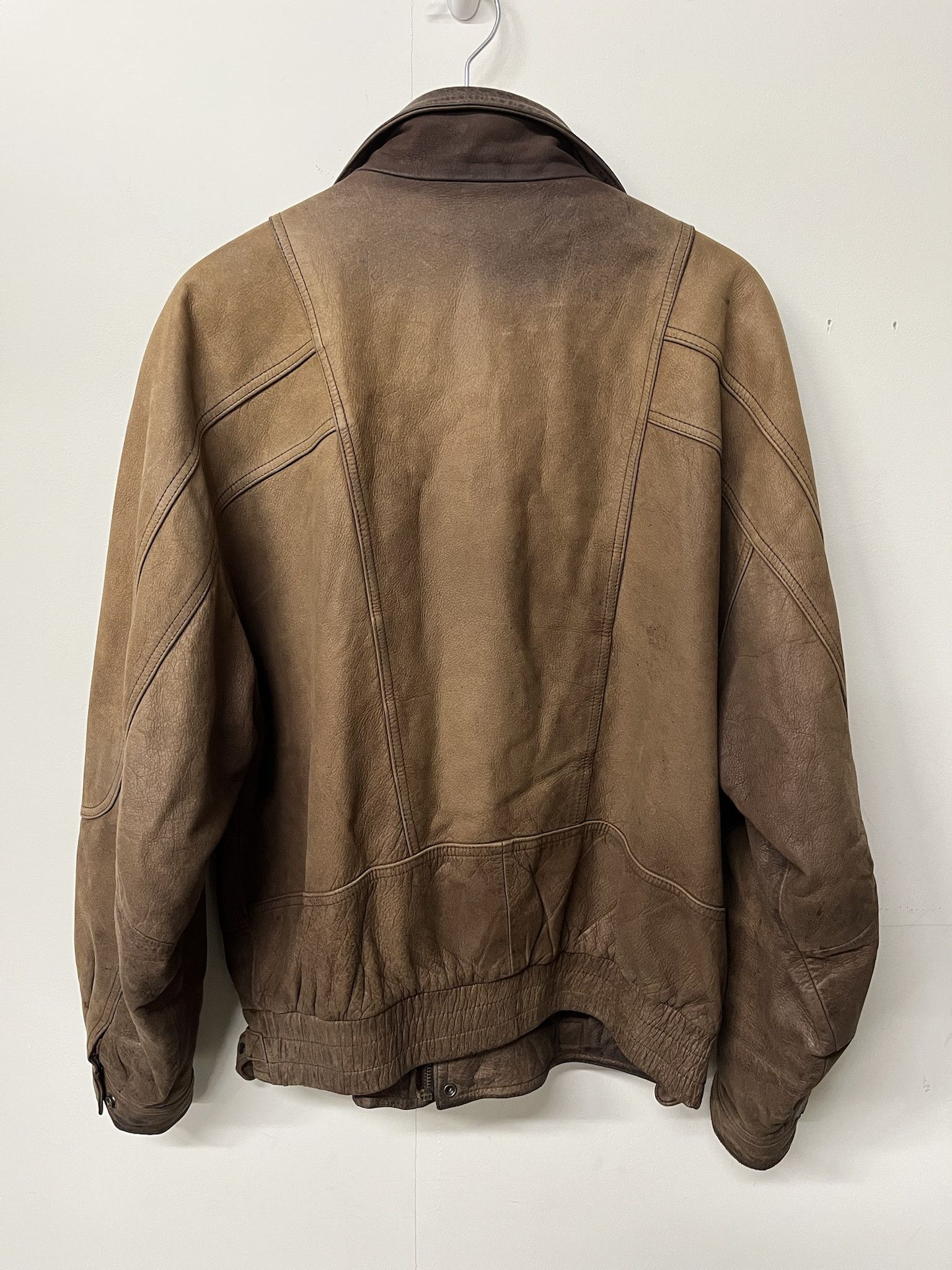 Vintage × Wilsons Leather Vintage 1980s Wilsons Adventure Bound Leather Quilted Jacket Size L Size US L / EU 52-54 / 3 - 3 Thumbnail