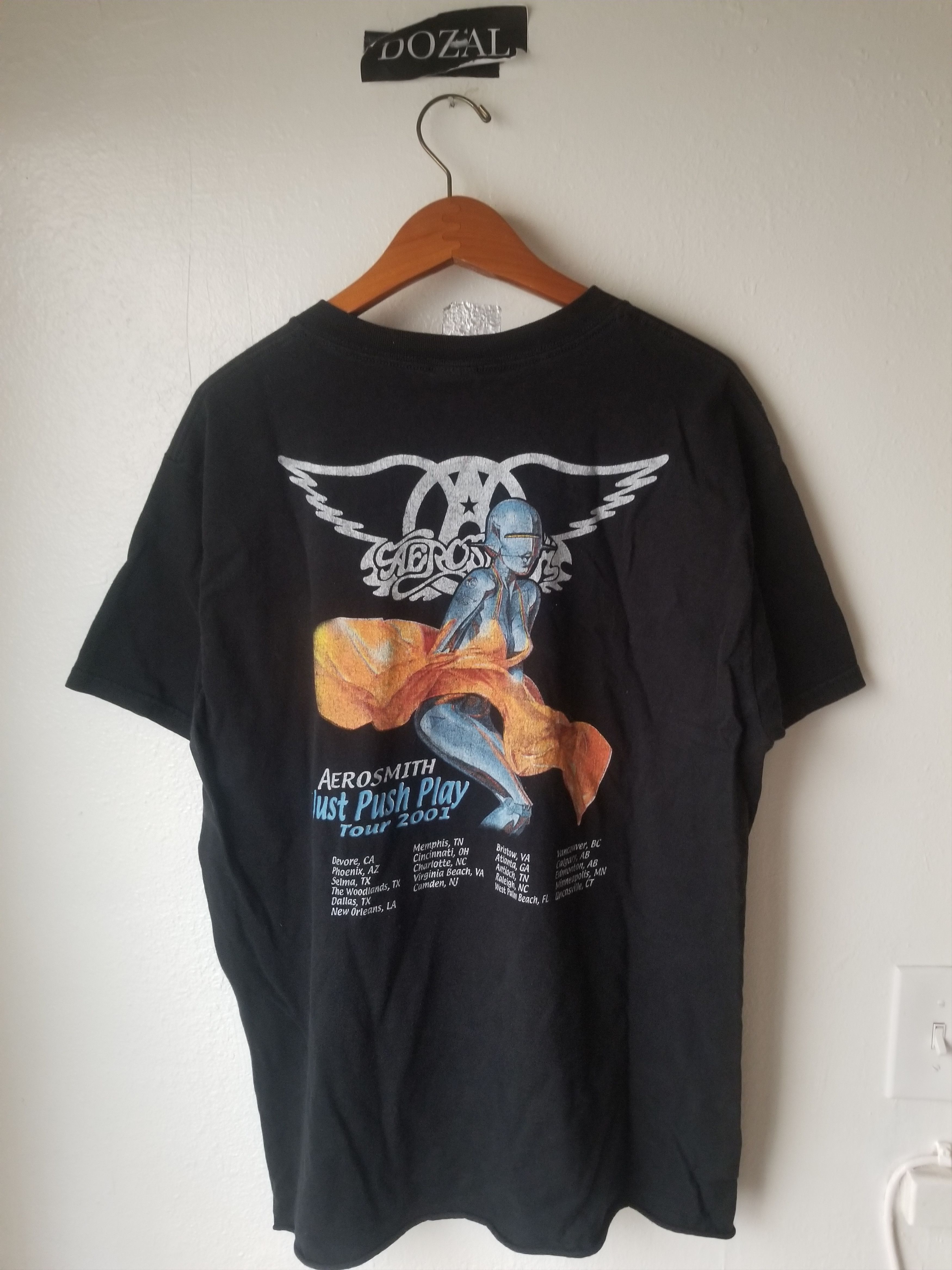 Vintage Vintage Aerosmith 2001 hajime soraya tour shirt | Grailed