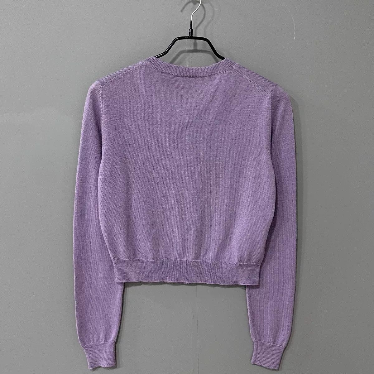 Miu Miu miumiu purple cardigan with embellishments Size M / US 6-8 / IT 42-44 - 3 Thumbnail