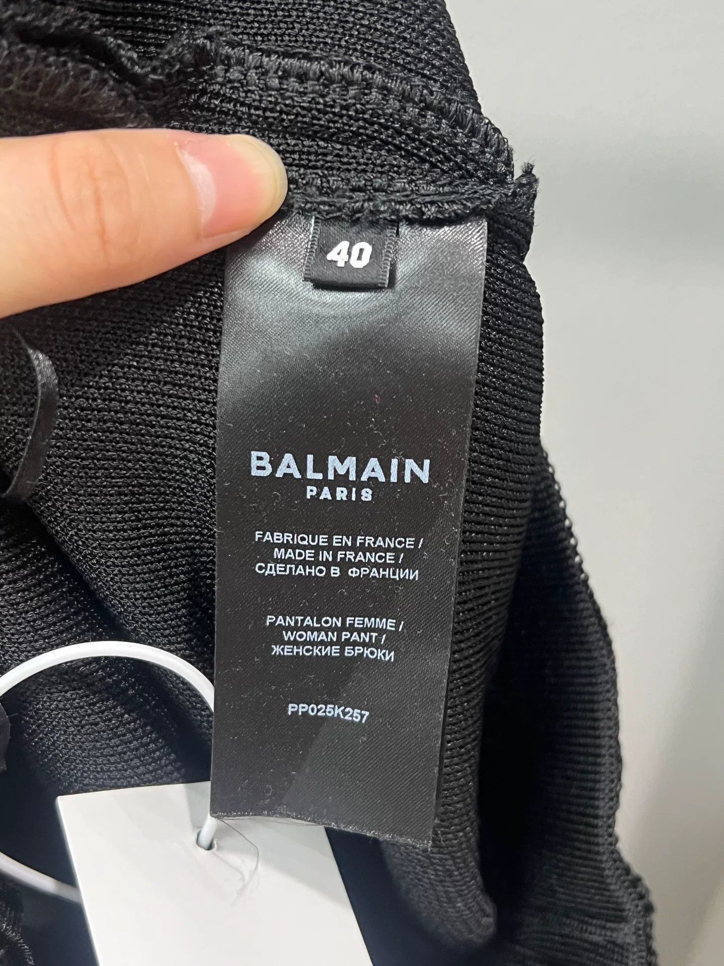 Balmain Balmain Black Flared Pants with Gold Accents Size 40" / US 18 - 4 Thumbnail