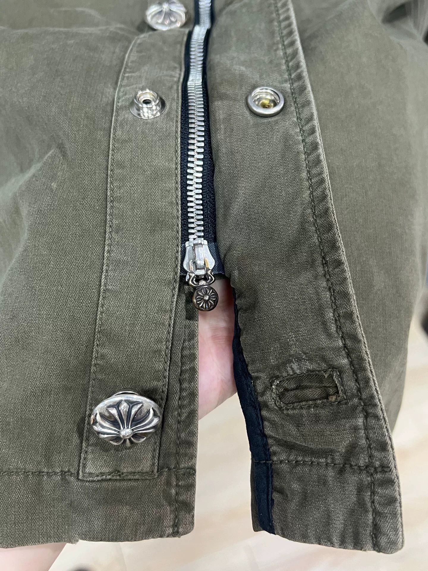 Chrome Hearts chrome hearts military green m65 jacket Size US L / EU 52-54 / 3 - 4 Thumbnail