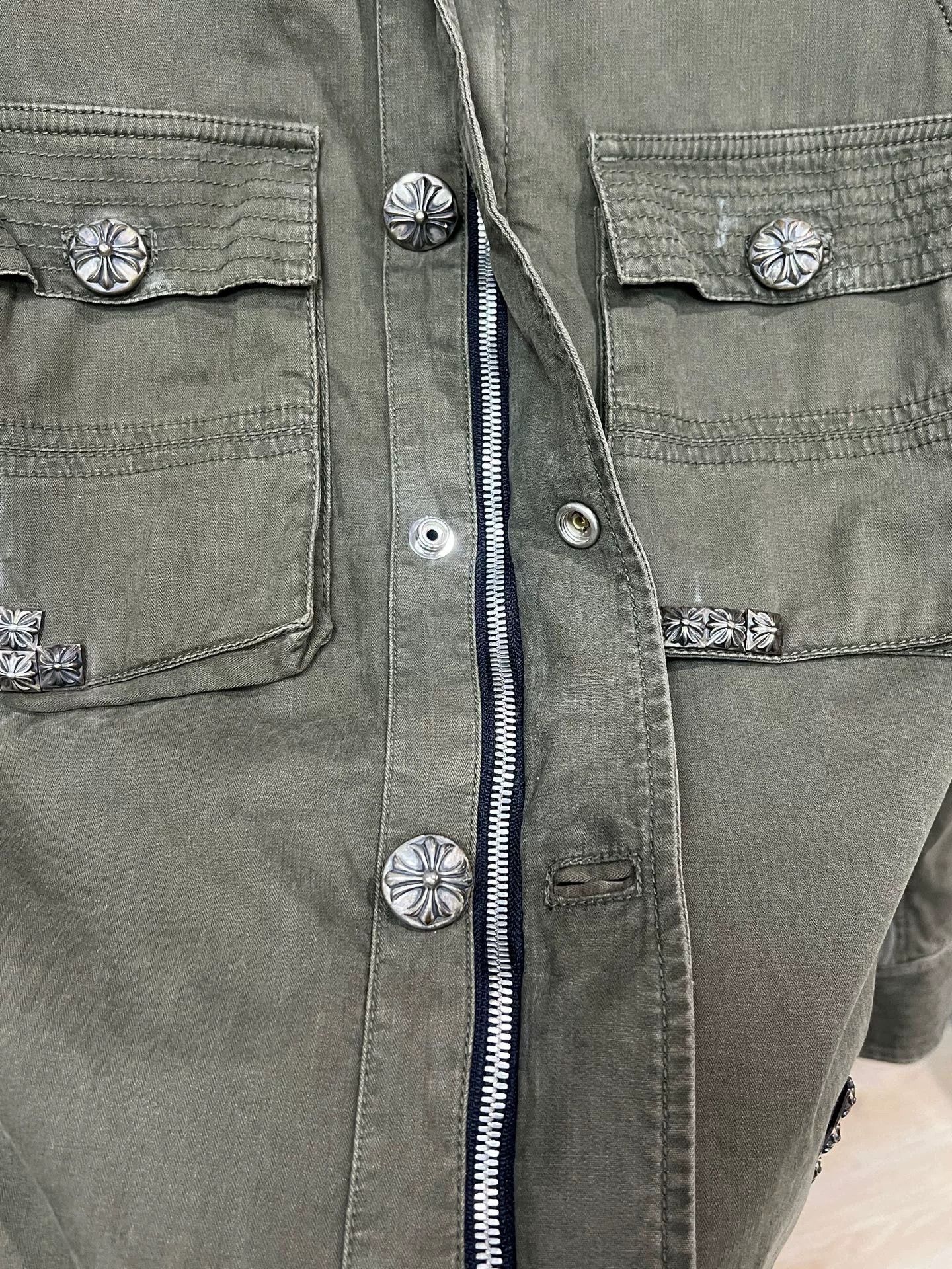 Chrome Hearts chrome hearts military green m65 jacket Size US L / EU 52-54 / 3 - 3 Thumbnail