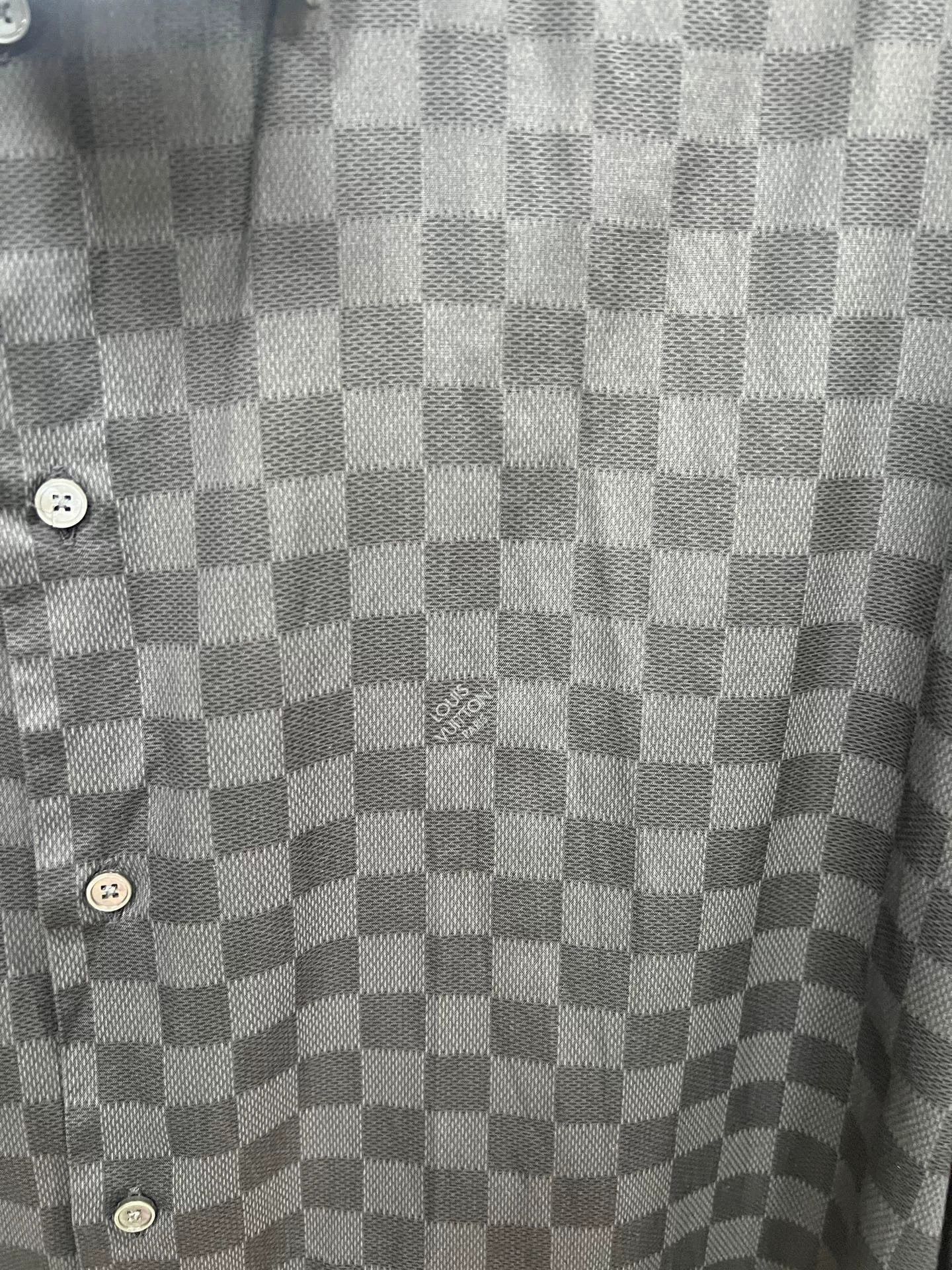 Louis Vuitton louis vuitton black gray checkered shirt Size US XXL / EU 58 / 5 - 3 Thumbnail