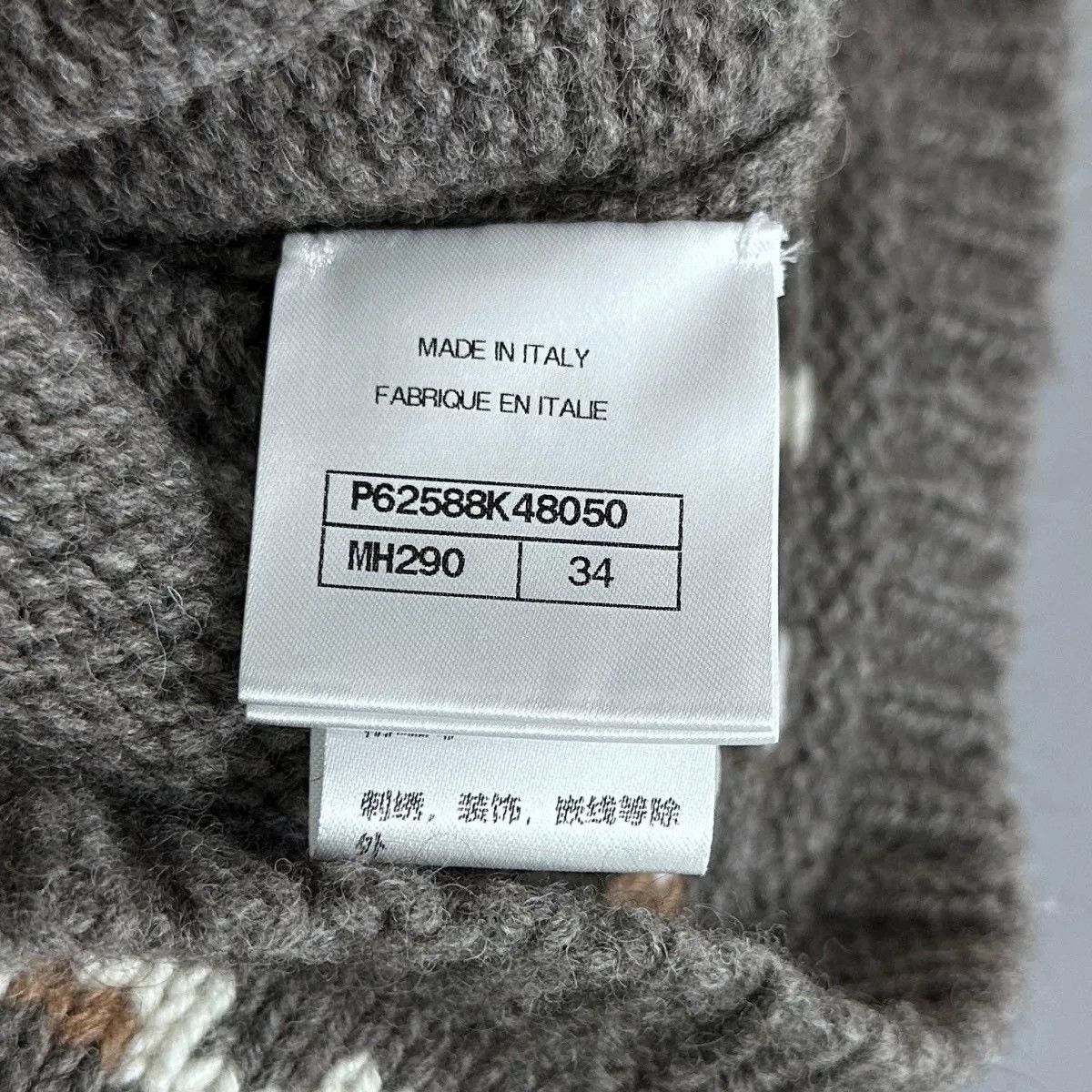 Chanel chanel wool knit dress with geometric pattern Size XS / US 0-2 / IT 36-38 - 8 Thumbnail