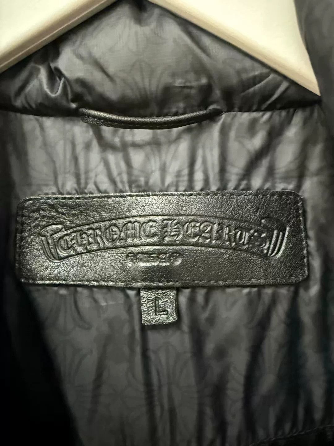 Chrome Hearts chrome hearts black puffer jacket with cross design Size US L / EU 52-54 / 3 - 7 Thumbnail