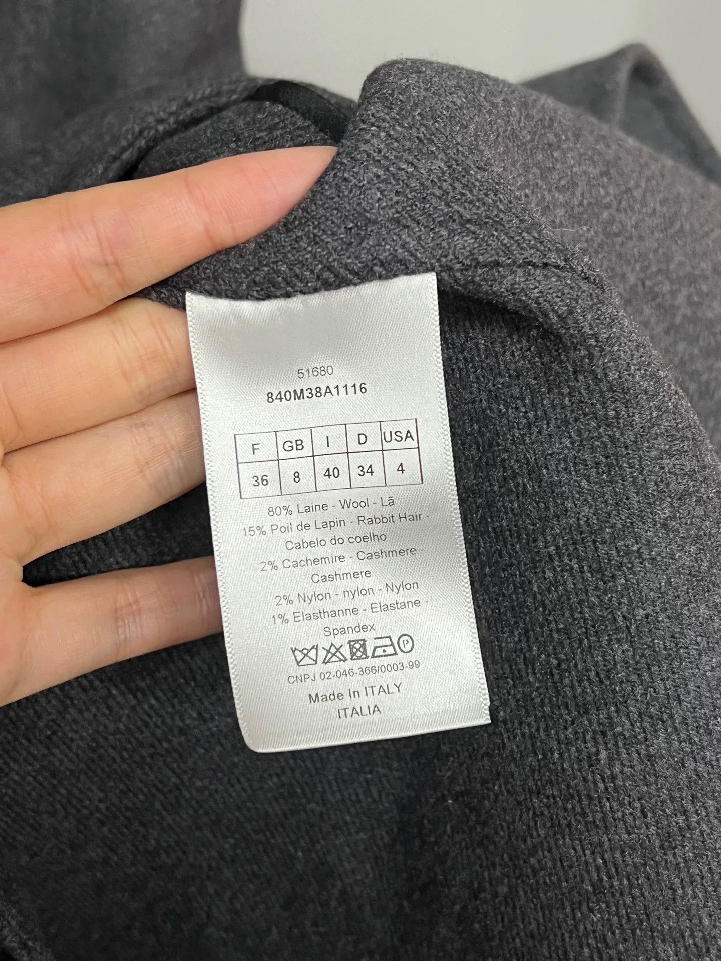 Dior dior cashmere shawl coat Size S / US 4 / IT 40 - 4 Thumbnail