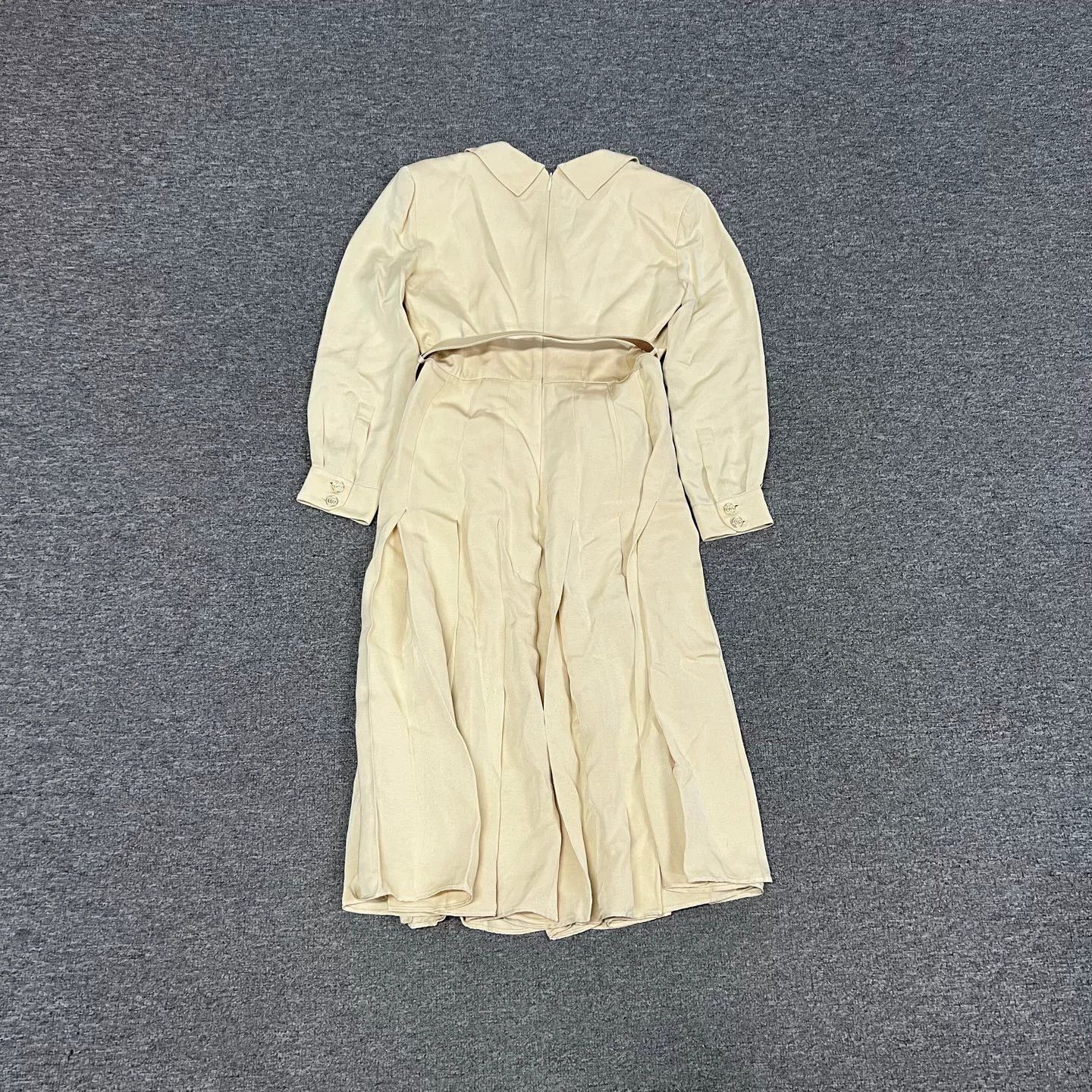 Gucci gucci beige long sleeve dress size 40 Size M / US 6-8 / IT 42-44 - 7 Thumbnail