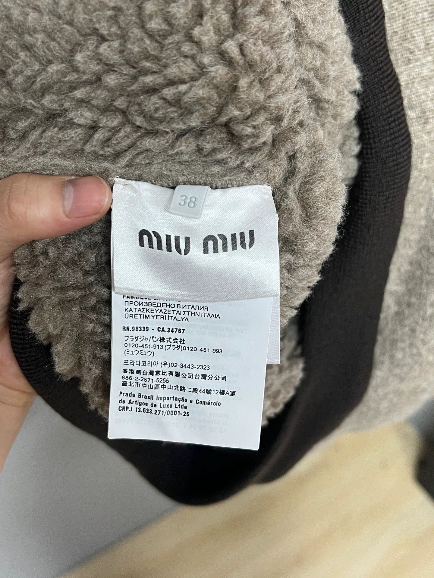 Miu Miu miu miu shearling teddy collar jacket Size M / US 6-8 / IT 42-44 - 5 Thumbnail
