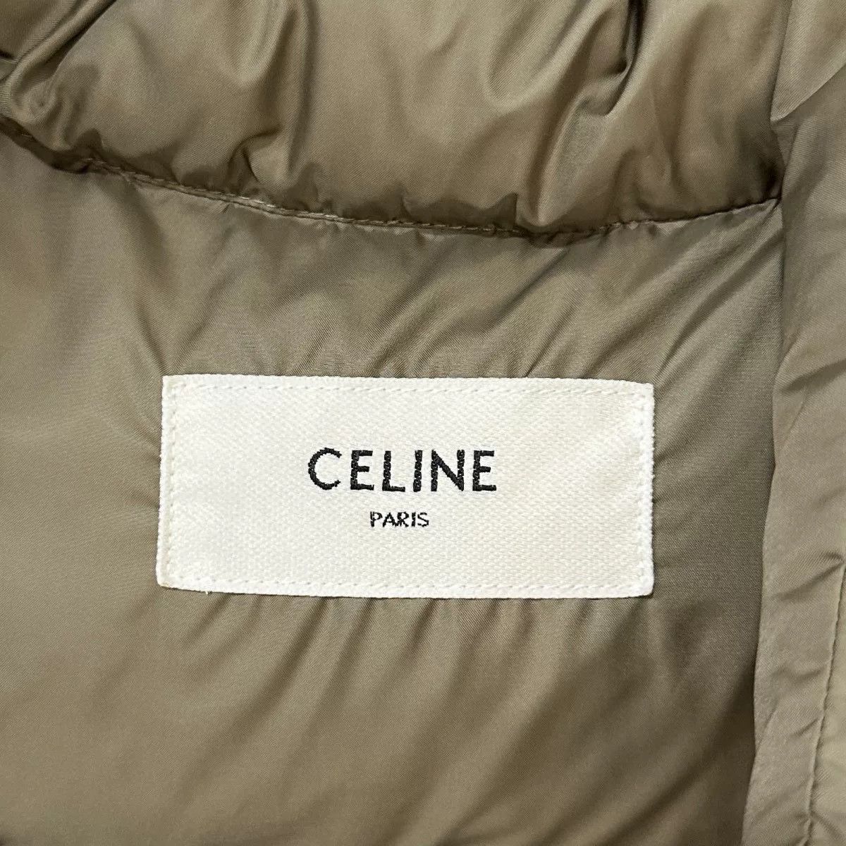 Celine celine padded vest in olive green Size US M / EU 48-50 / 2 - 6 Thumbnail