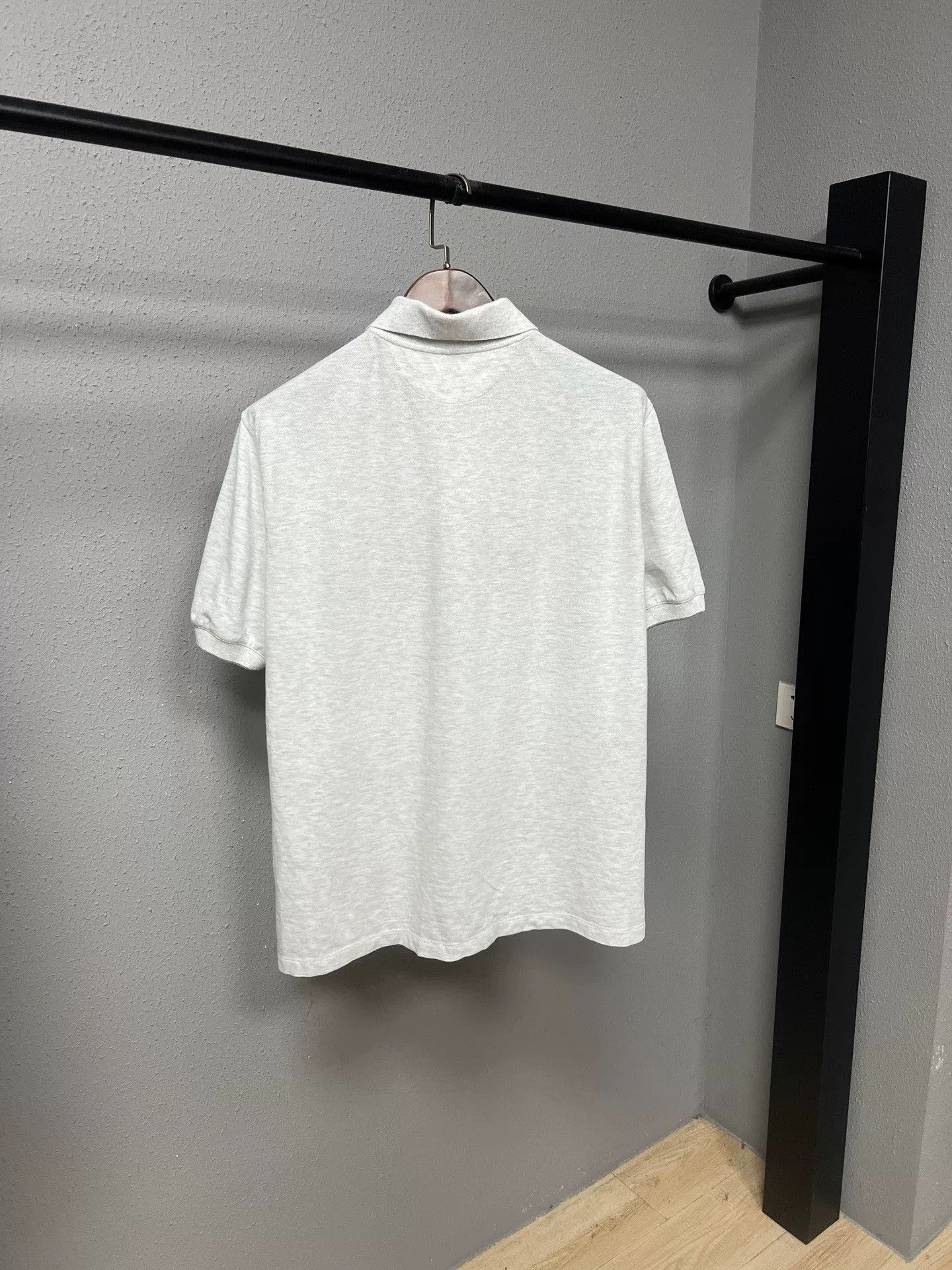 Brunello Cucinelli brunello cucinelli white classic polo shirt Size US XL / EU 56 / 4 - 2 Thumbnail