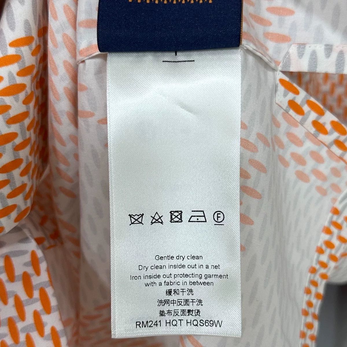 Louis Vuitton louis vuitton orange checkered short sleeve shirt Size US L / EU 52-54 / 3 - 7 Thumbnail