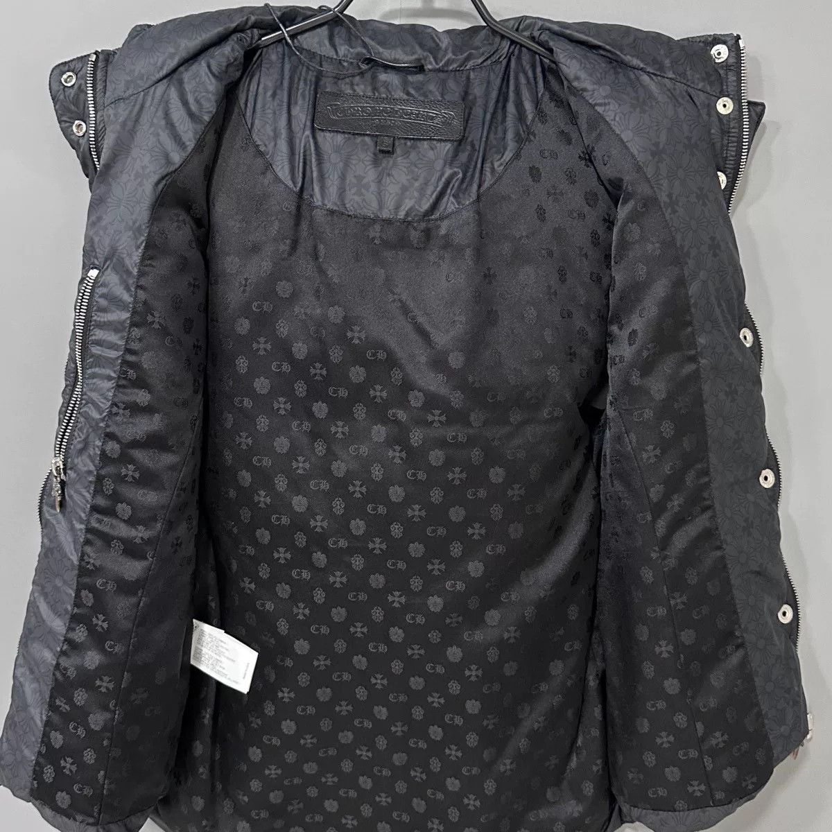 Chrome Hearts chrome hearts black padded vest with hood Size US S / EU 44-46 / 1 - 4 Thumbnail