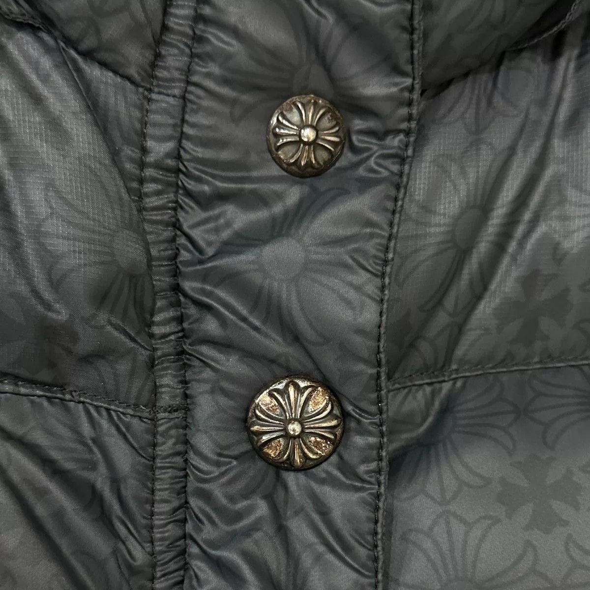 Chrome Hearts chrome hearts black padded vest with hood Size US S / EU 44-46 / 1 - 5 Thumbnail