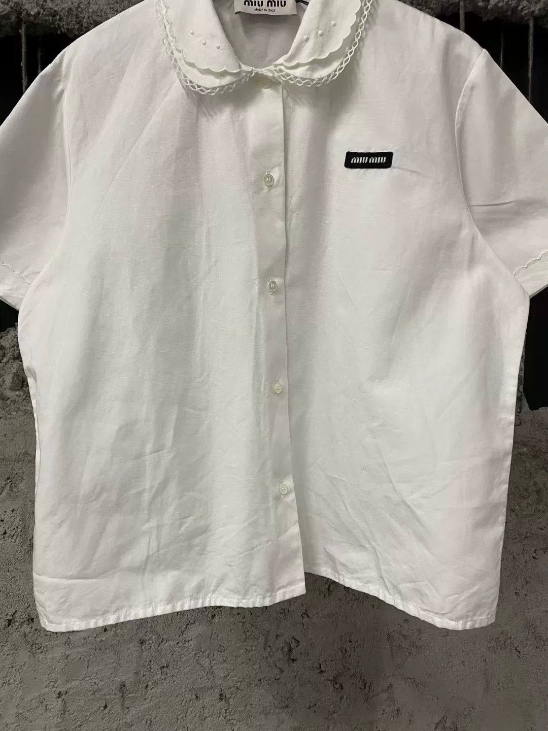 Miu Miu miumiu white doll collar shirt Size M / US 6-8 / IT 42-44 - 4 Thumbnail
