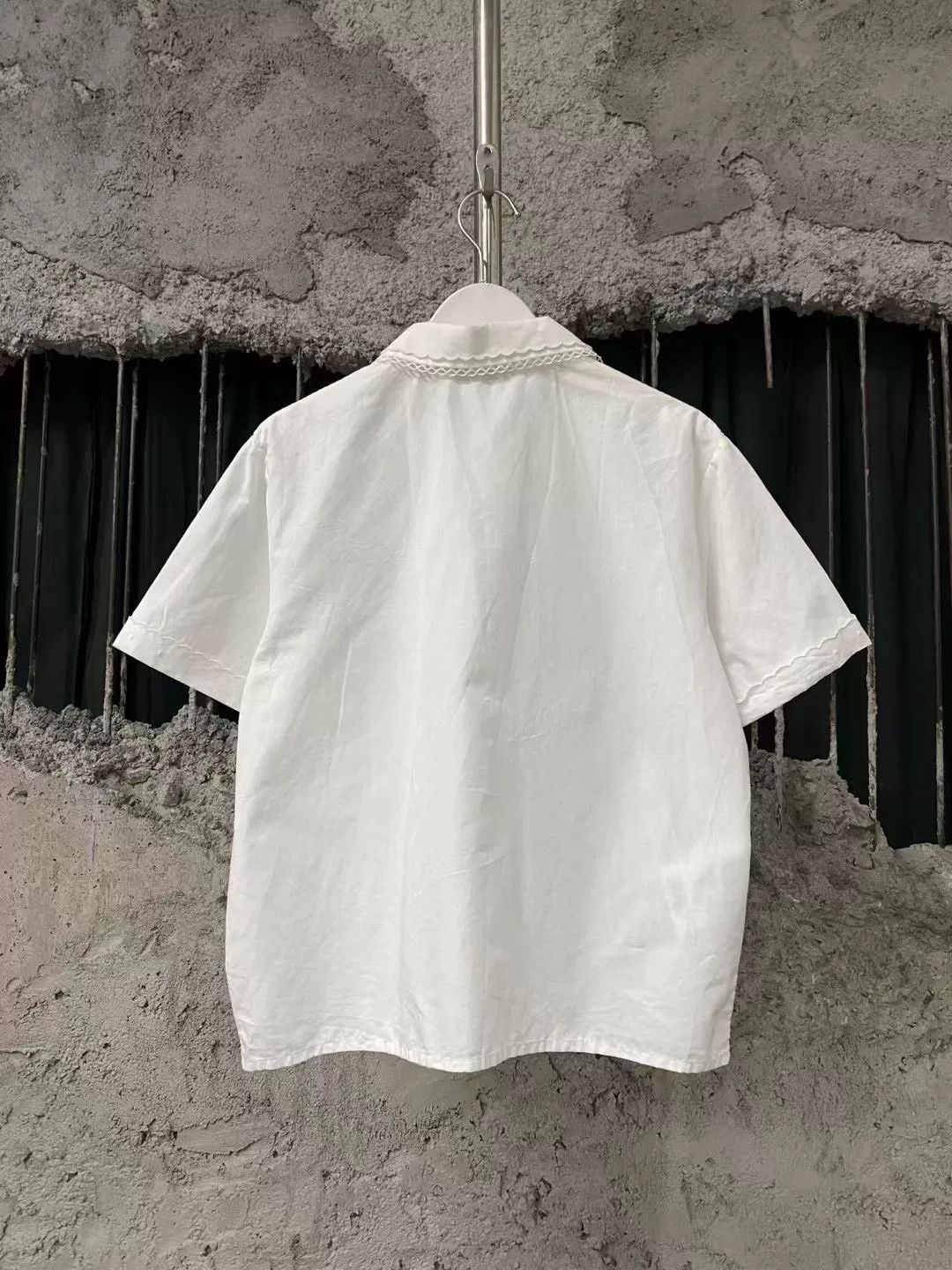 Miu Miu miumiu white doll collar shirt Size M / US 6-8 / IT 42-44 - 2 Thumbnail