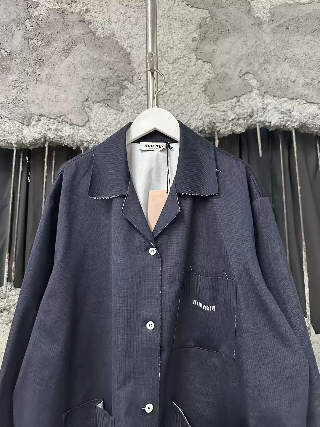 Miu Miu miu miu navy knit jacket Size M / US 6-8 / IT 42-44 - 3 Thumbnail