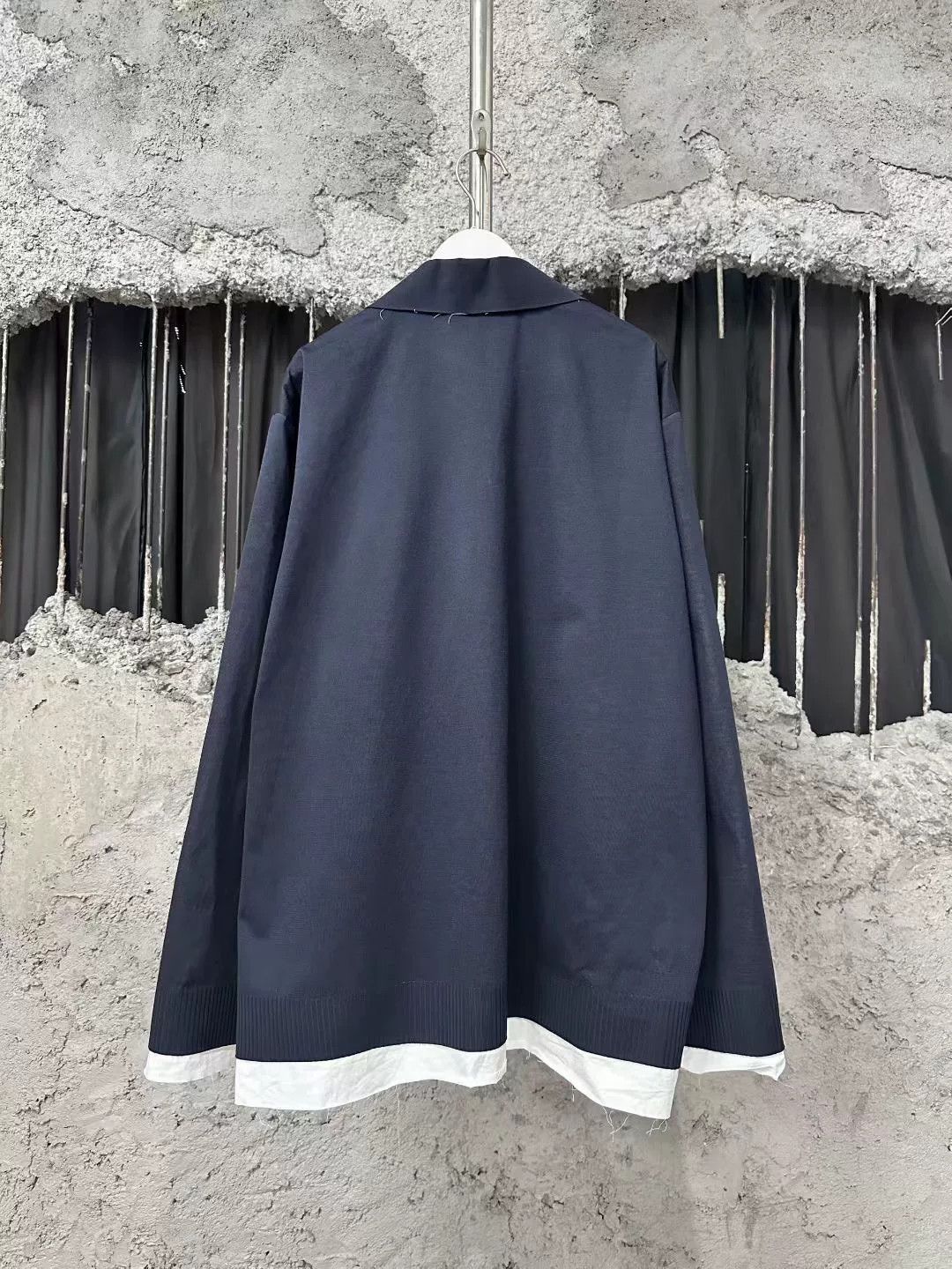 Miu Miu miu miu navy knit jacket Size M / US 6-8 / IT 42-44 - 2 Thumbnail