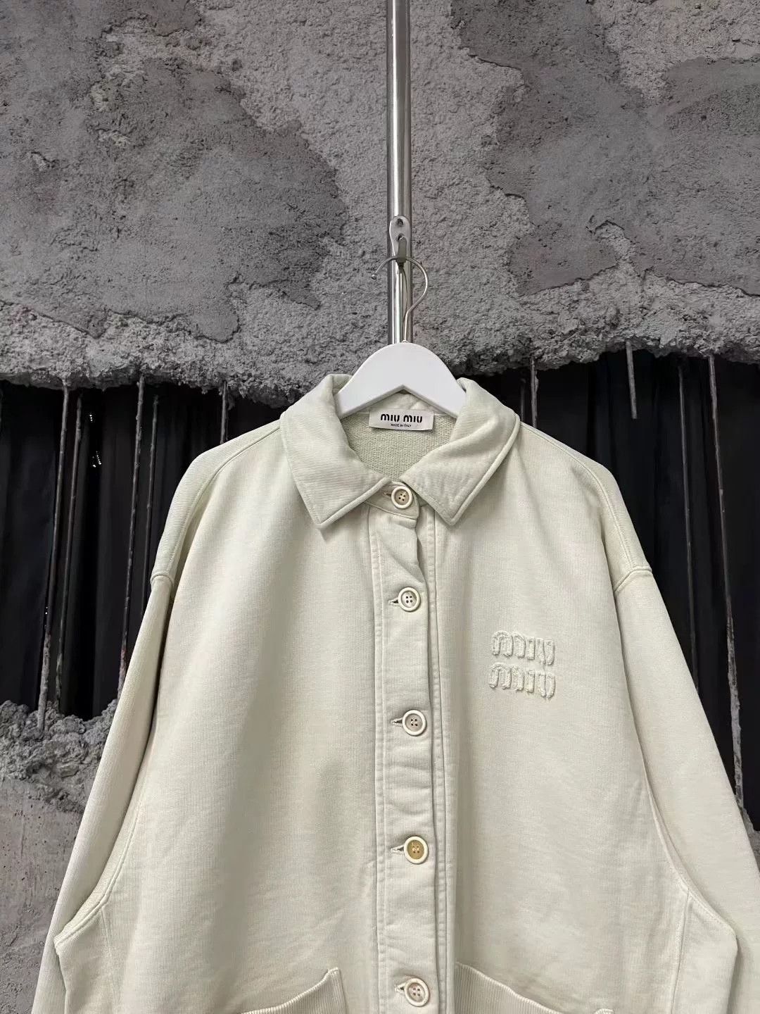 Miu Miu Miu Miu Vintage Off-White Cardigan Size S / US 4 / IT 40 - 3 Thumbnail