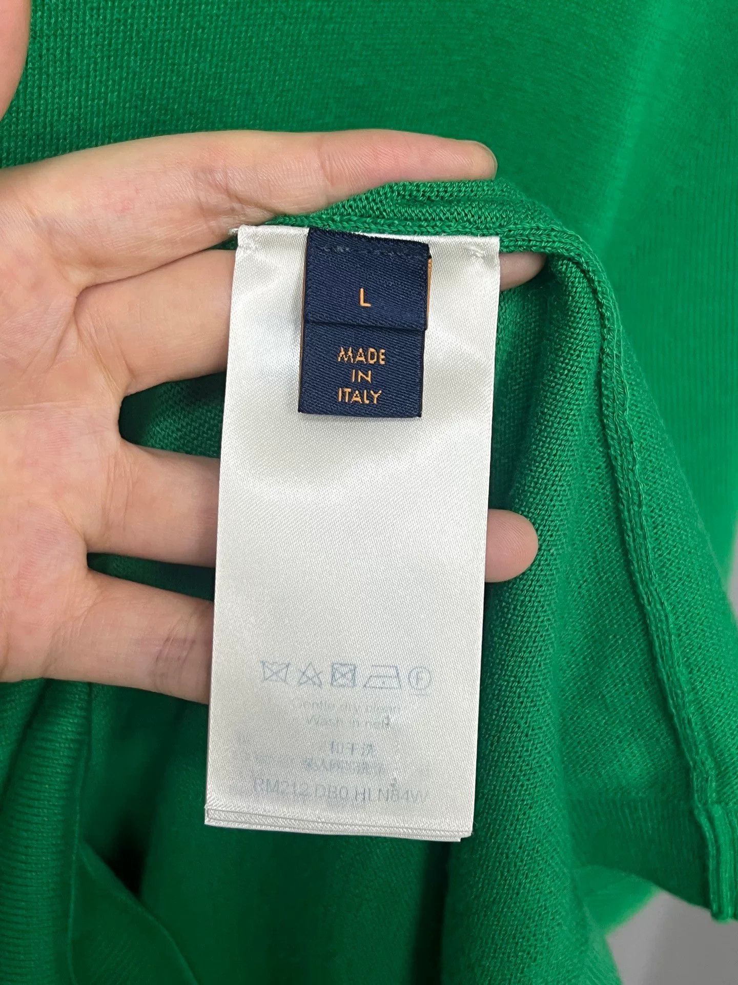 Louis Vuitton louis vuitton green short sleeve t-shirt Size US L / EU 52-54 / 3 - 3 Thumbnail