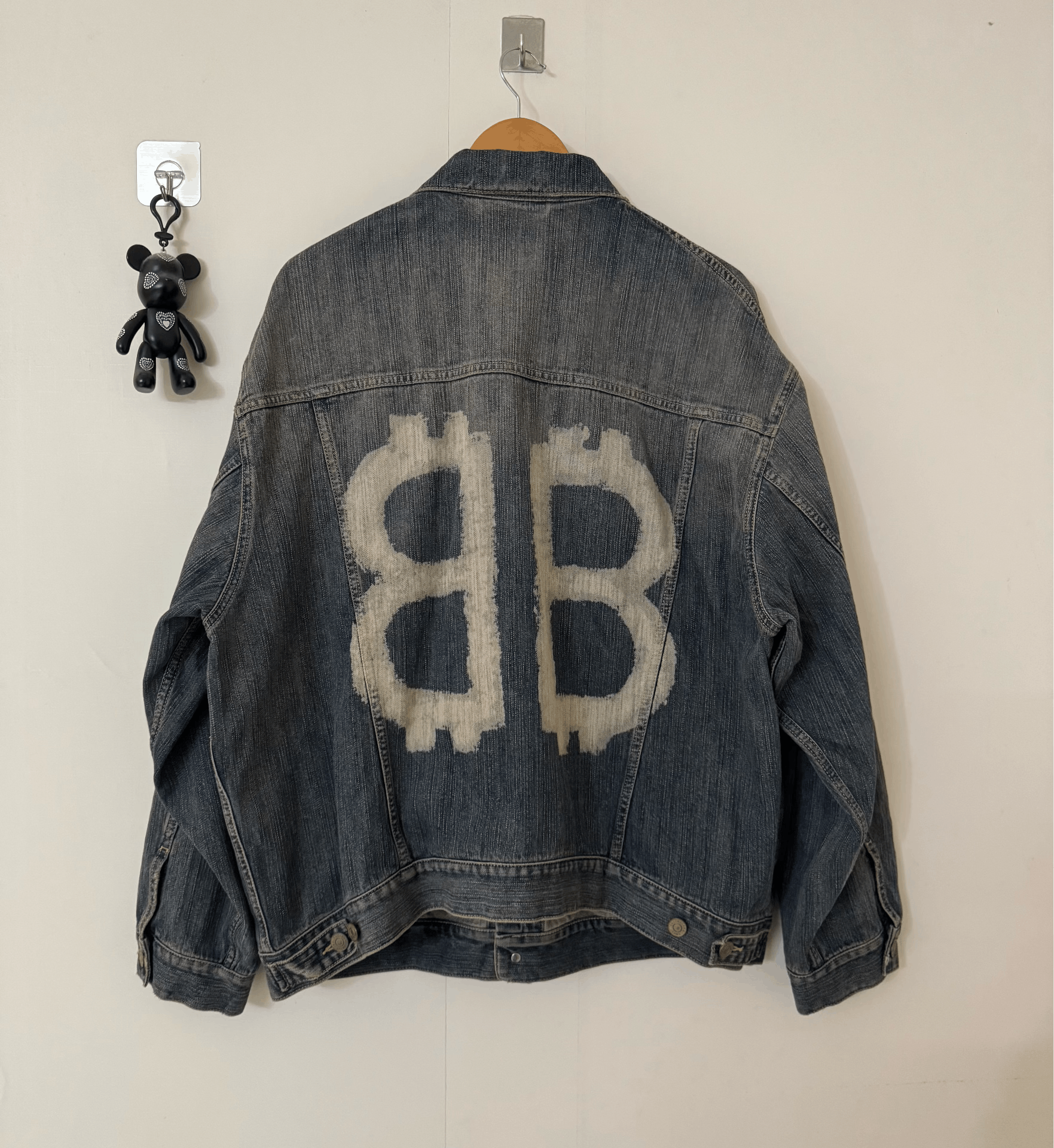 Balenciaga balenciaga bitcoin denim jacket with dual arms Size US XS / EU 42 / 0 - 2 Thumbnail