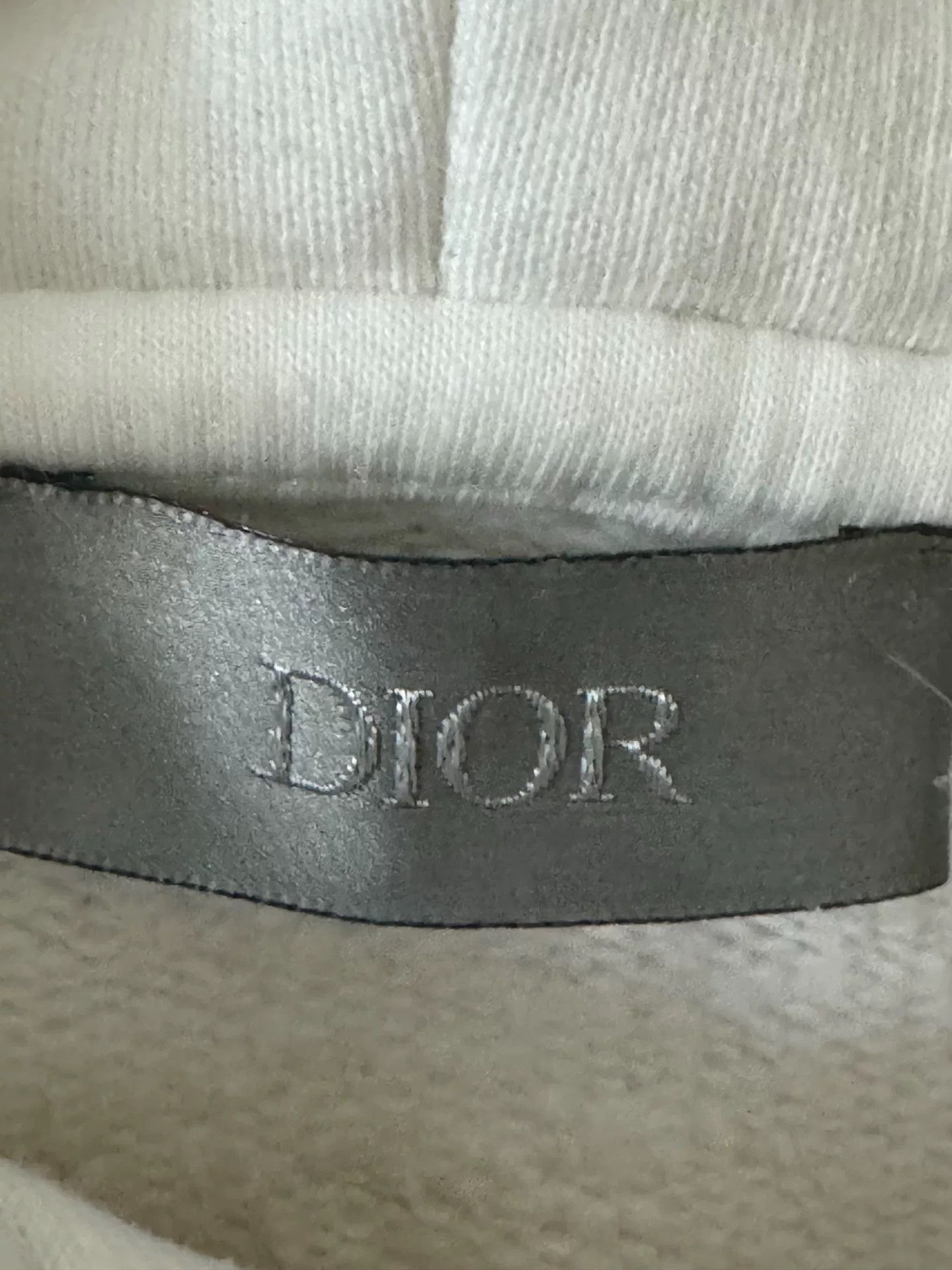 Dior dior crystal logo hoodie in white Size S / US 4 / IT 40 - 3 Thumbnail