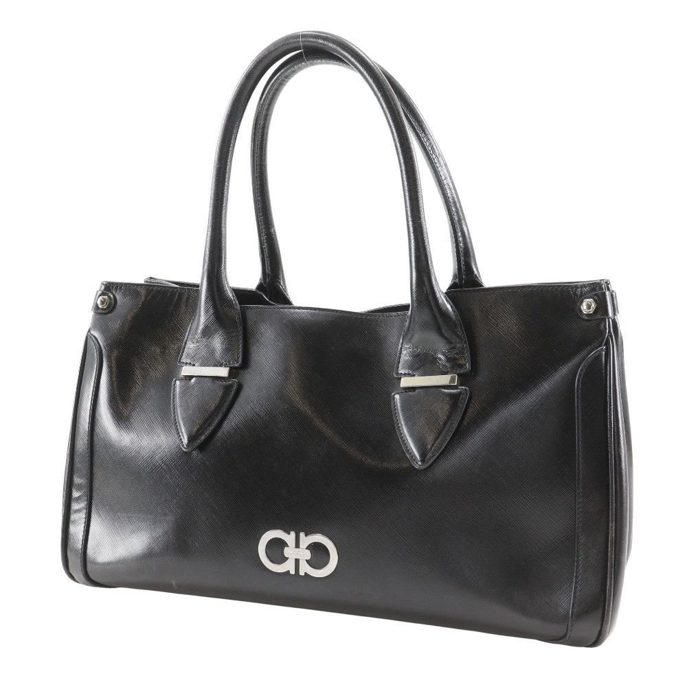 Salvatore Ferragamo Salvatore Ferragamo Salvatore Ferragamo Gancini Calf Tote Bag Leather Tote Bag DY-21 7814 DUTY FREE for USA Size ONE SIZE - 2 Thumbnail